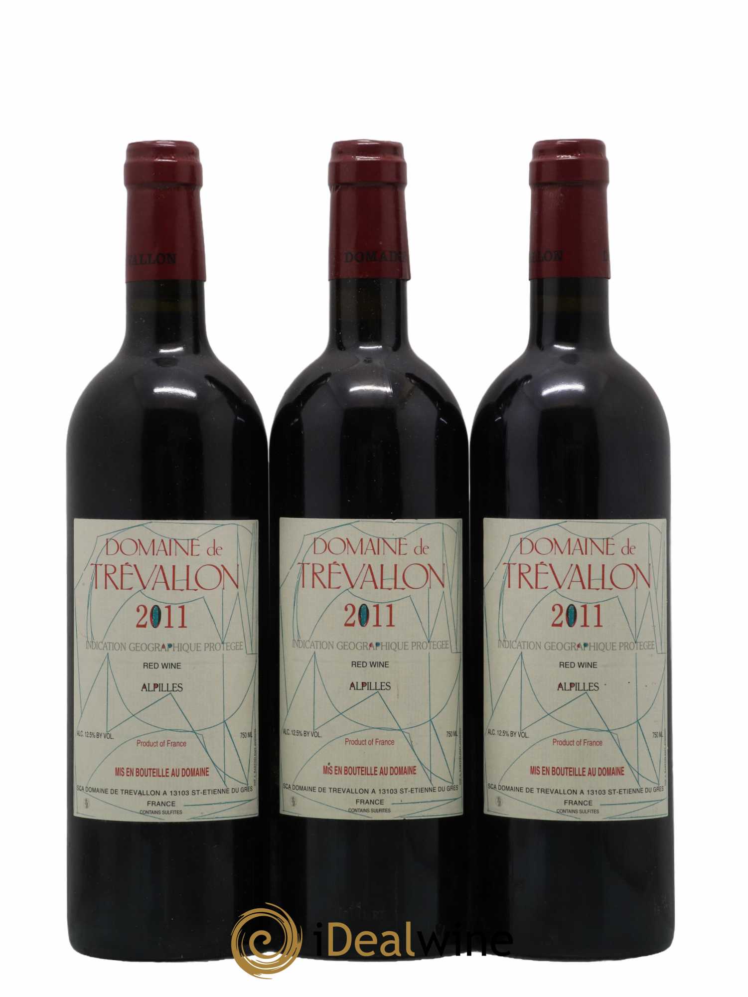 Alpilles Trévallon (Domaine de) Eloi Dürrbach 2011 - Lot de 3 bouteilles - 0