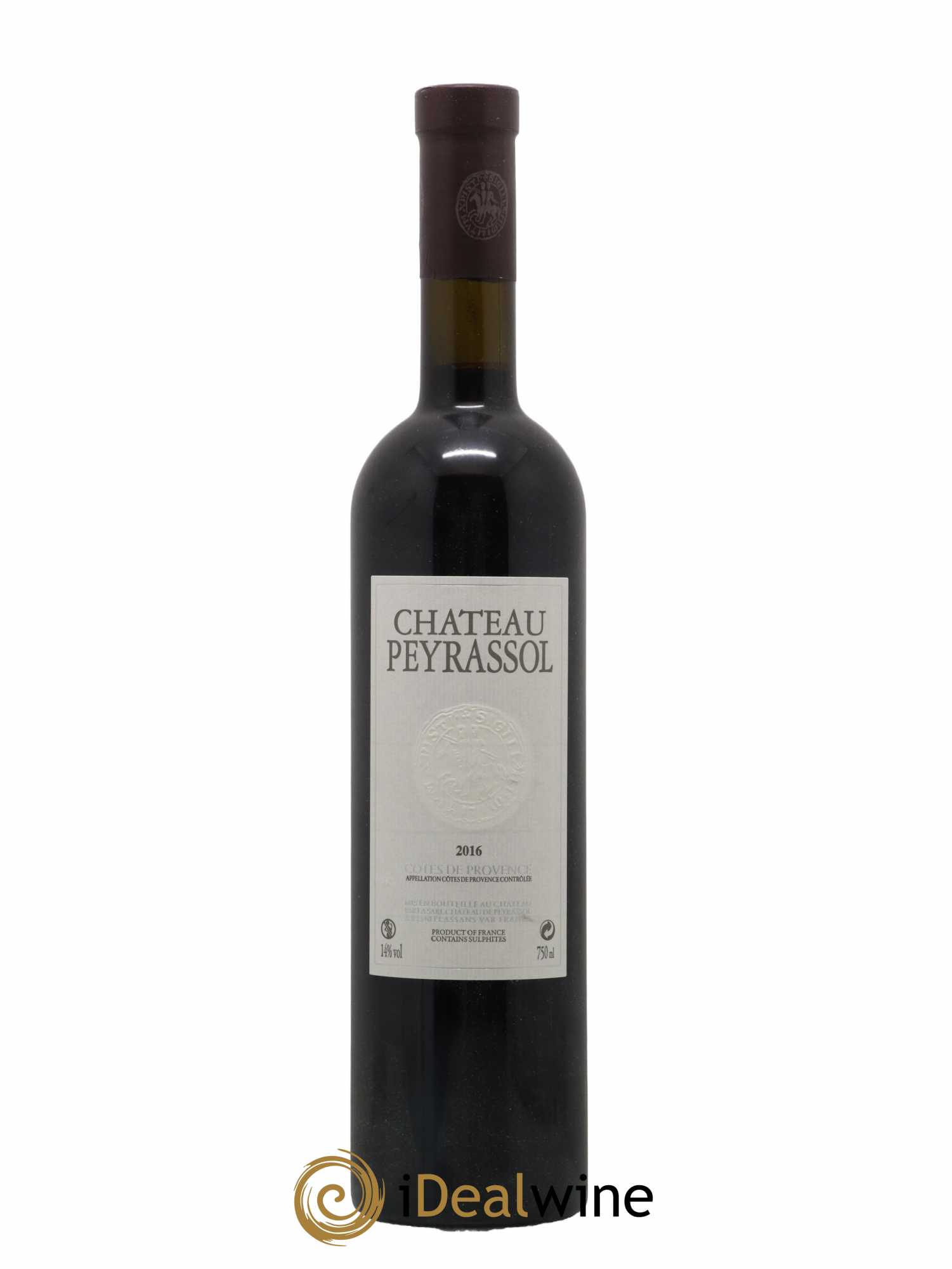 Côtes de Provence Château Peyrassol 2016 - Lot de 1 bouteille - 0