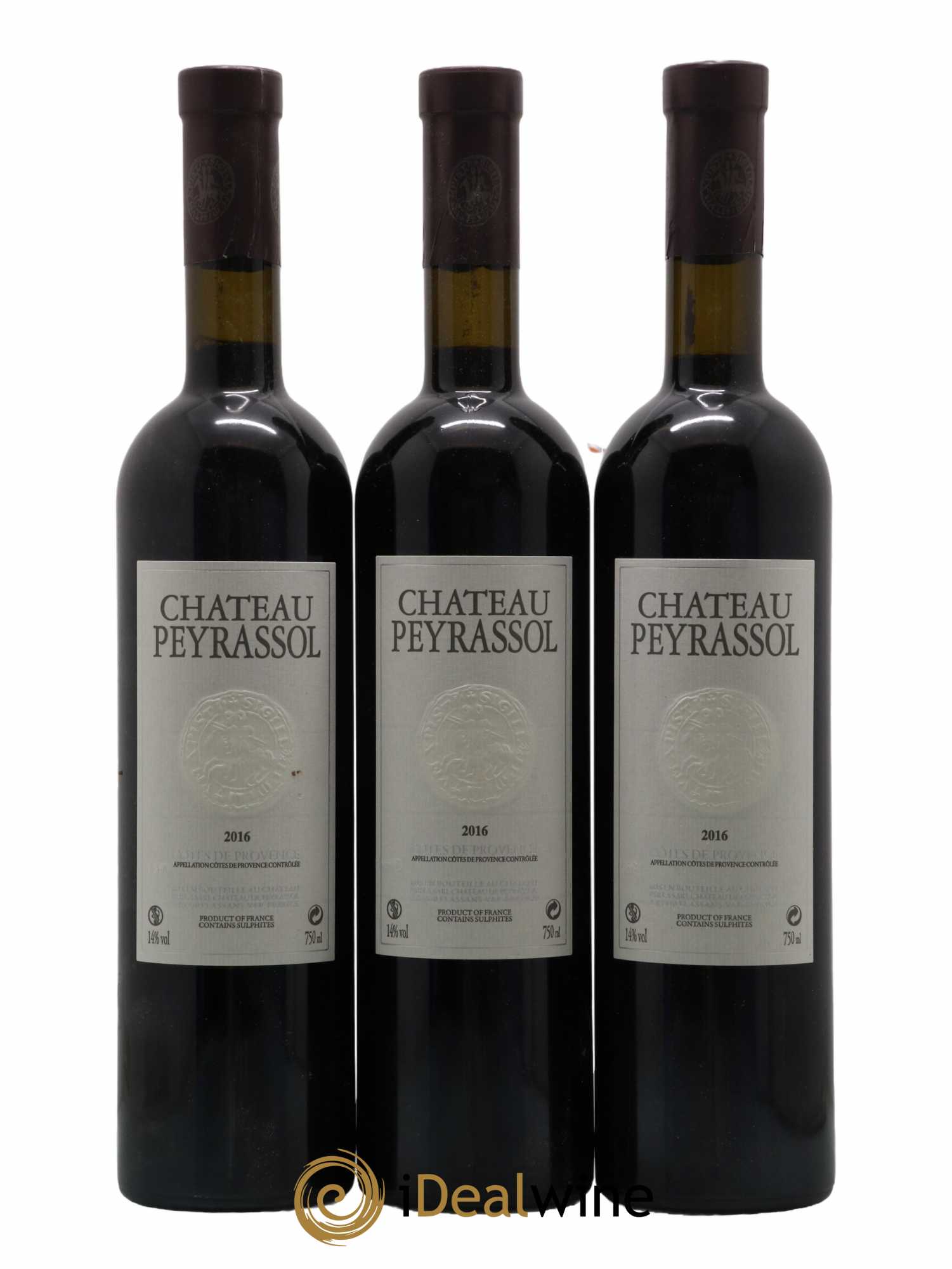 Côtes de Provence Château Peyrassol 2016 - Lot de 3 bouteilles - 0