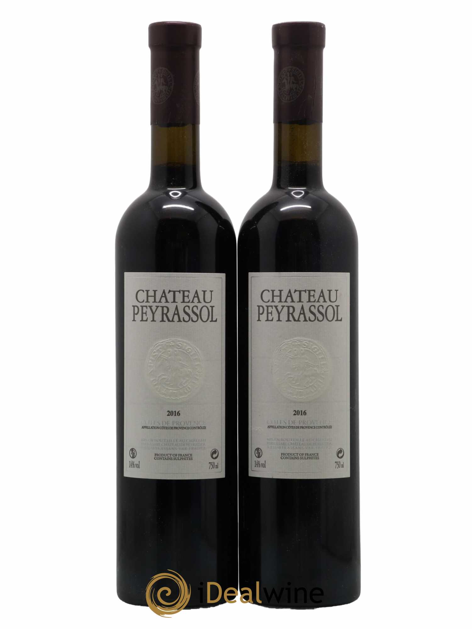 Côtes de Provence Château Peyrassol 2016 - Lot de 2 bouteilles - 0
