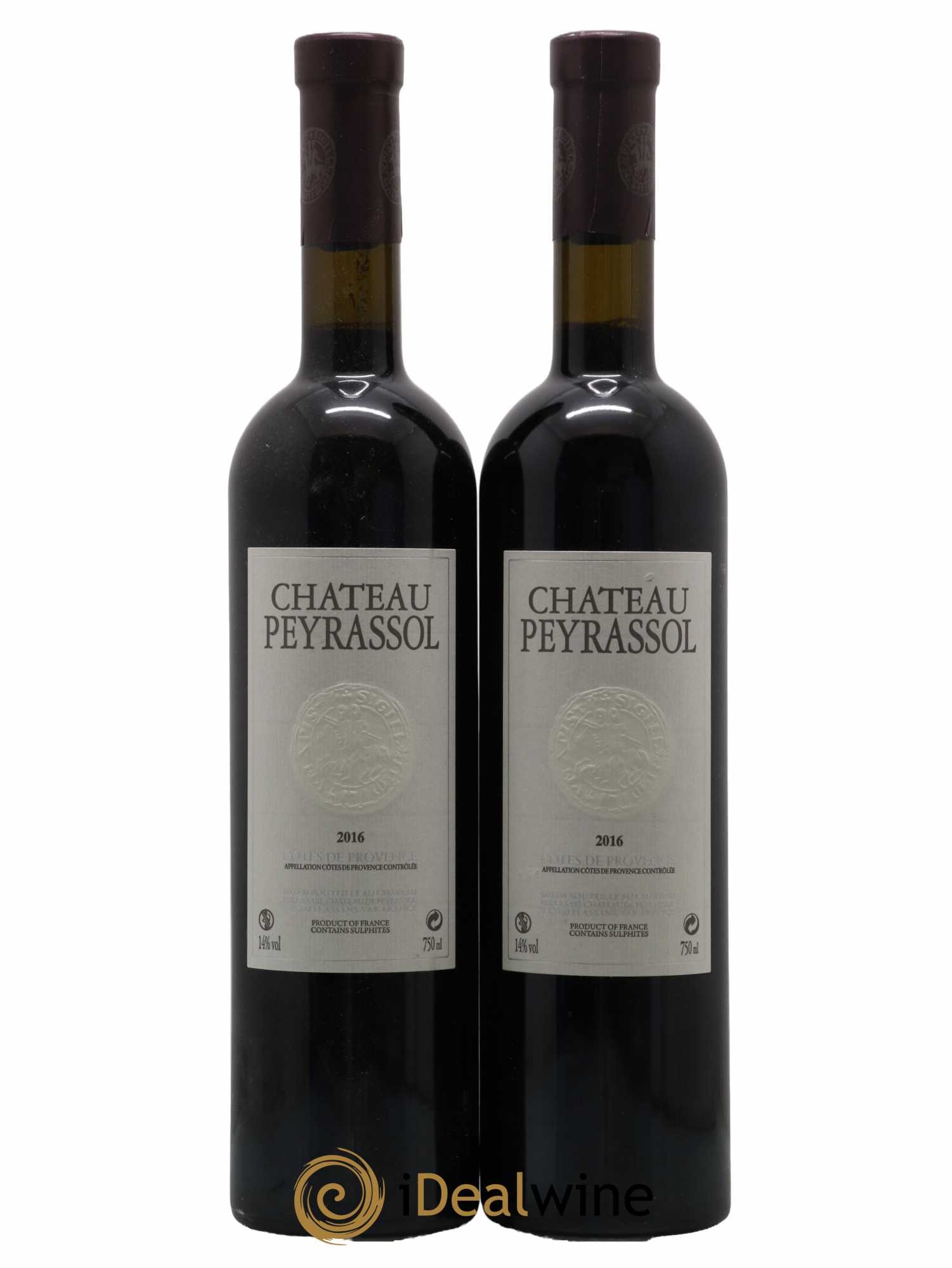 Côtes de Provence Château Peyrassol 2016 - Lot de 2 bouteilles - 0
