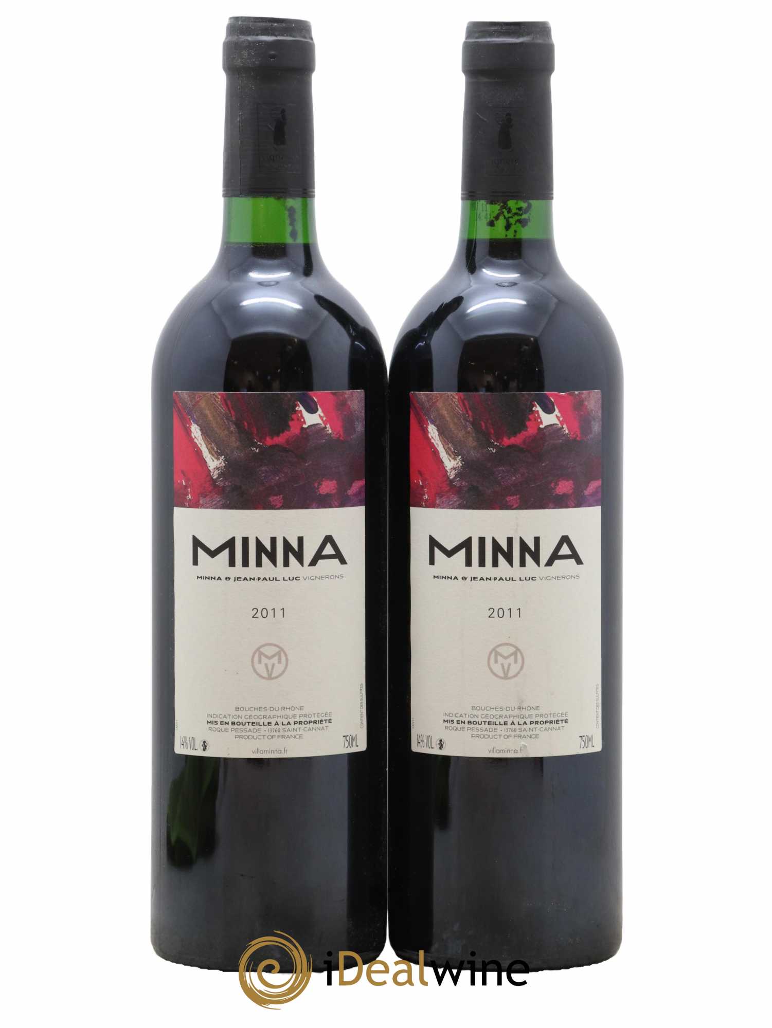 Bouches du Rhône Villa Minna 2011 - Lot de 2 bouteilles - 0