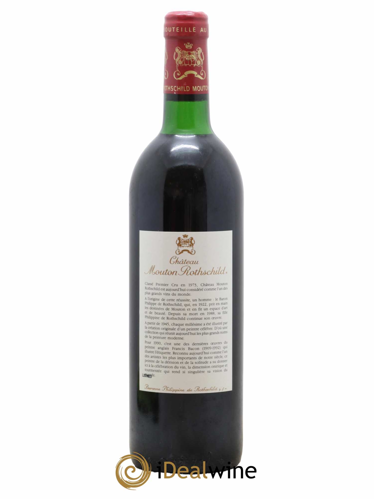 Château Mouton Rothschild 1er Grand Cru Classé 1990 - Lot of 1 bottle - 1