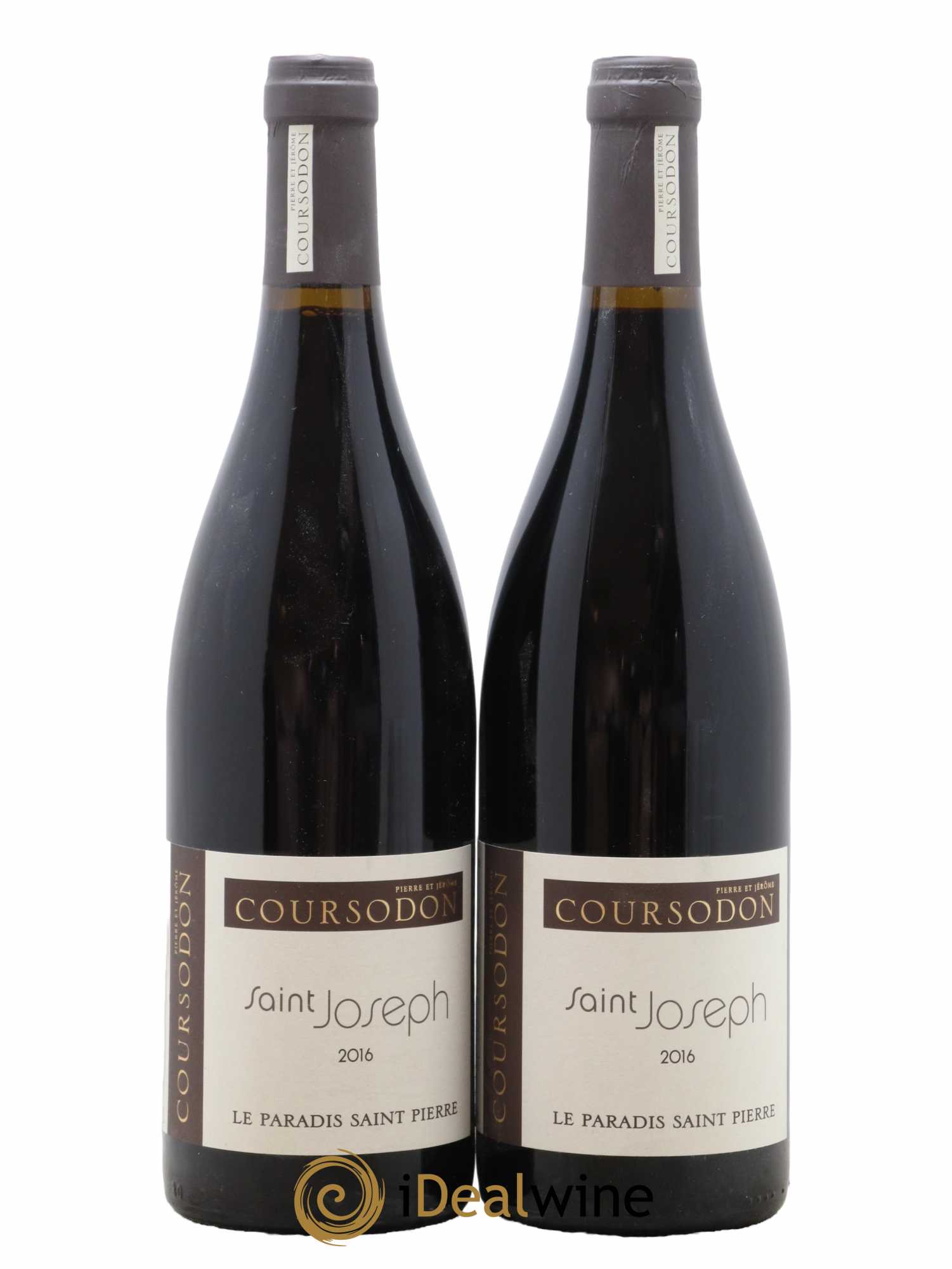 Saint-Joseph Le Paradis Saint-Pierre Pierre et Jérôme Coursodon 2016 - Lot de 2 bouteilles - 0