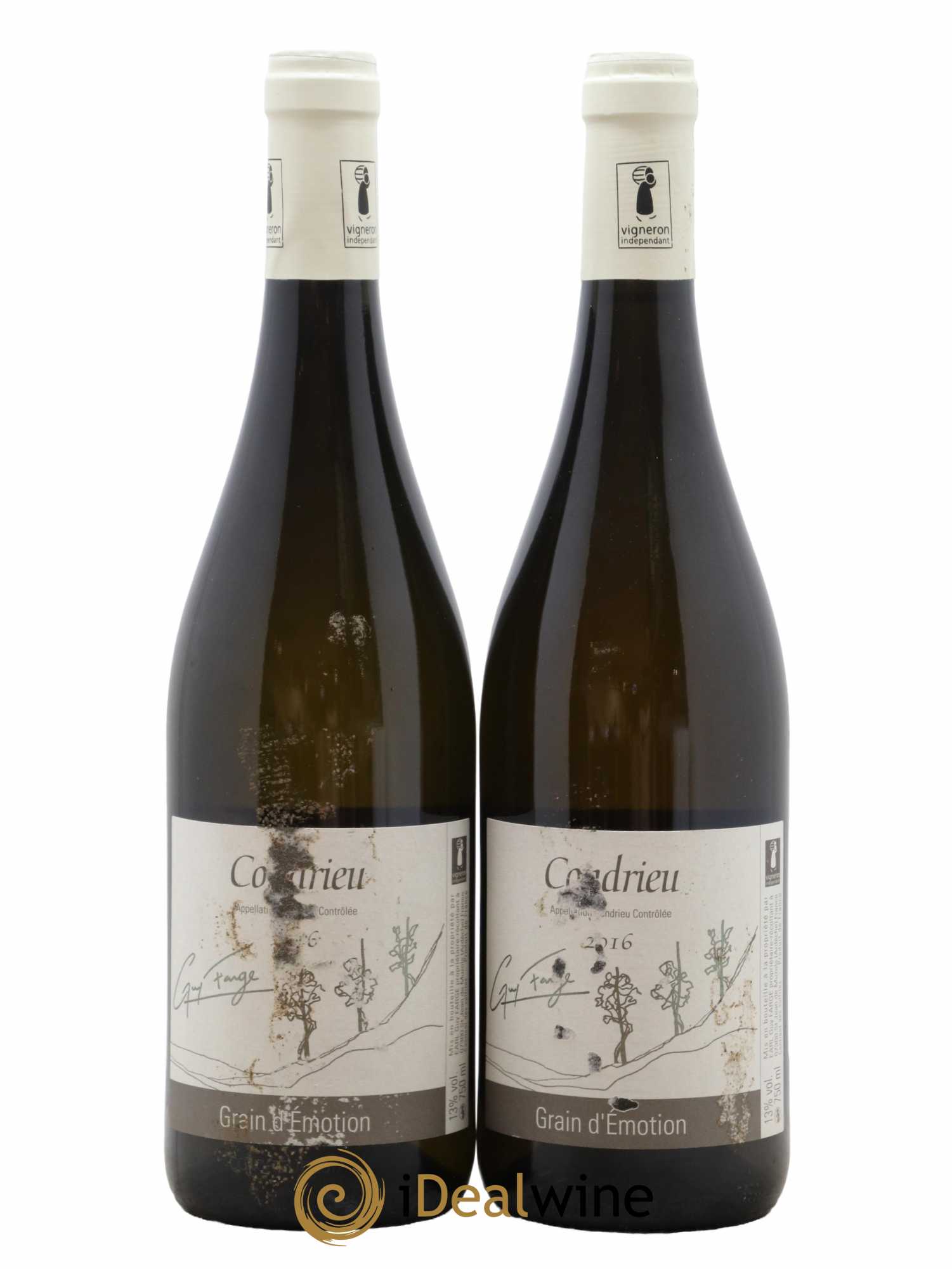 Condrieu Grain D'Emotion Guy Farge 2016 - Lot de 2 bouteilles - 0