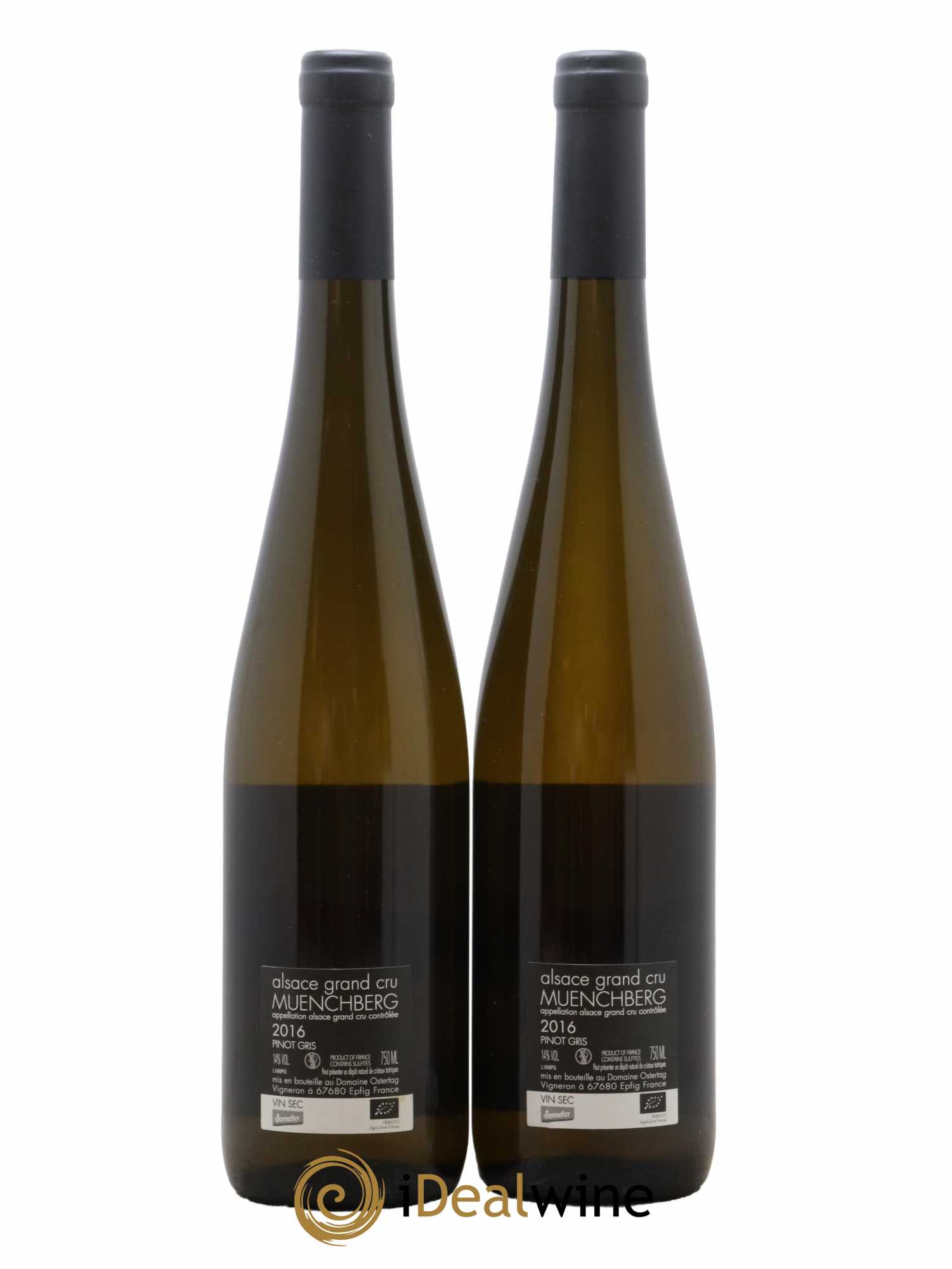 Alsace Pinot Gris Grand Cru Muenchberg A360P Ostertag (Domaine) 2016 - Lot de 2 bouteilles - 1