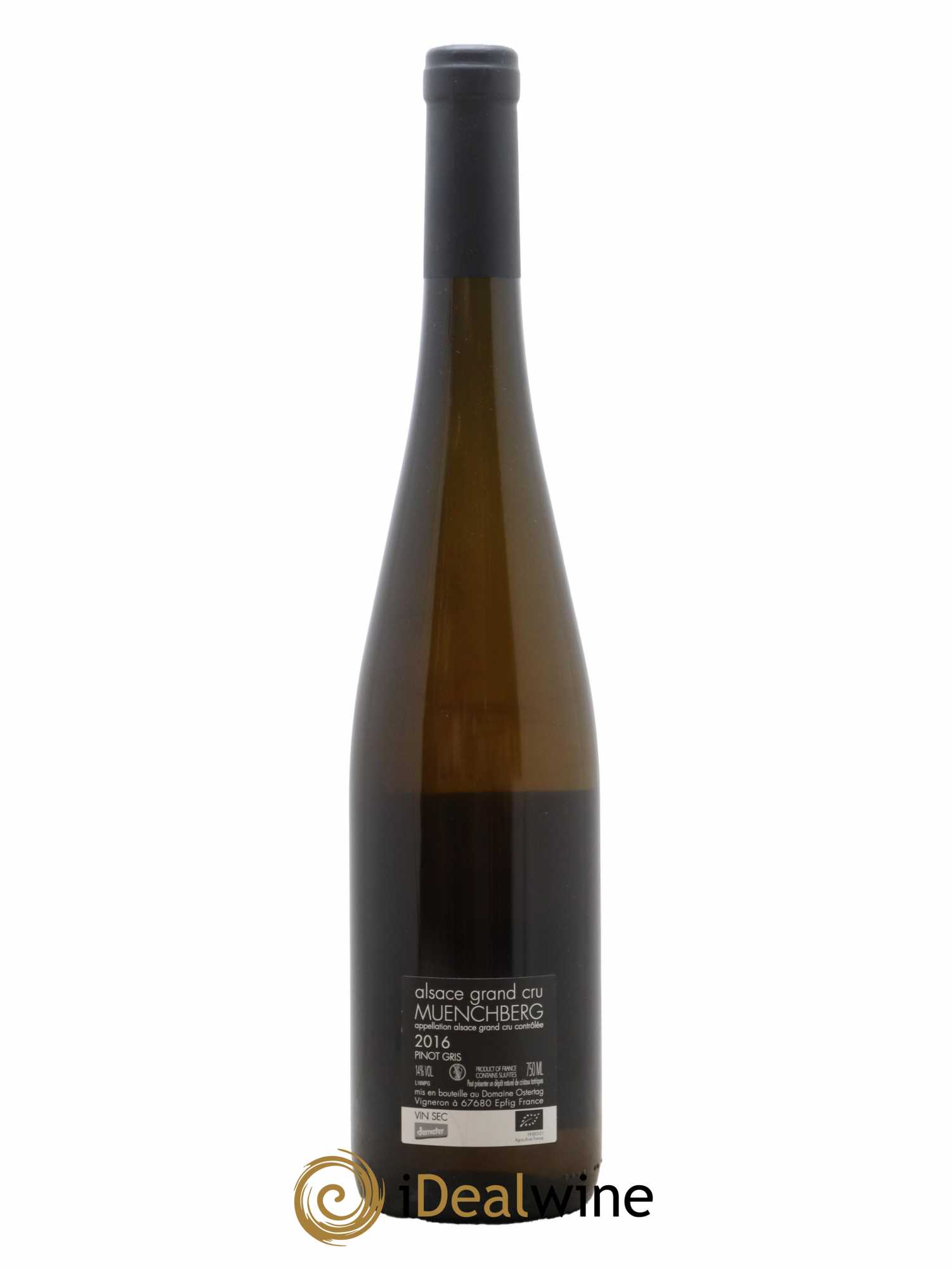 Alsace Pinot Gris Grand Cru Muenchberg A360P Ostertag (Domaine) 2016 - Lot de 1 bouteille - 1