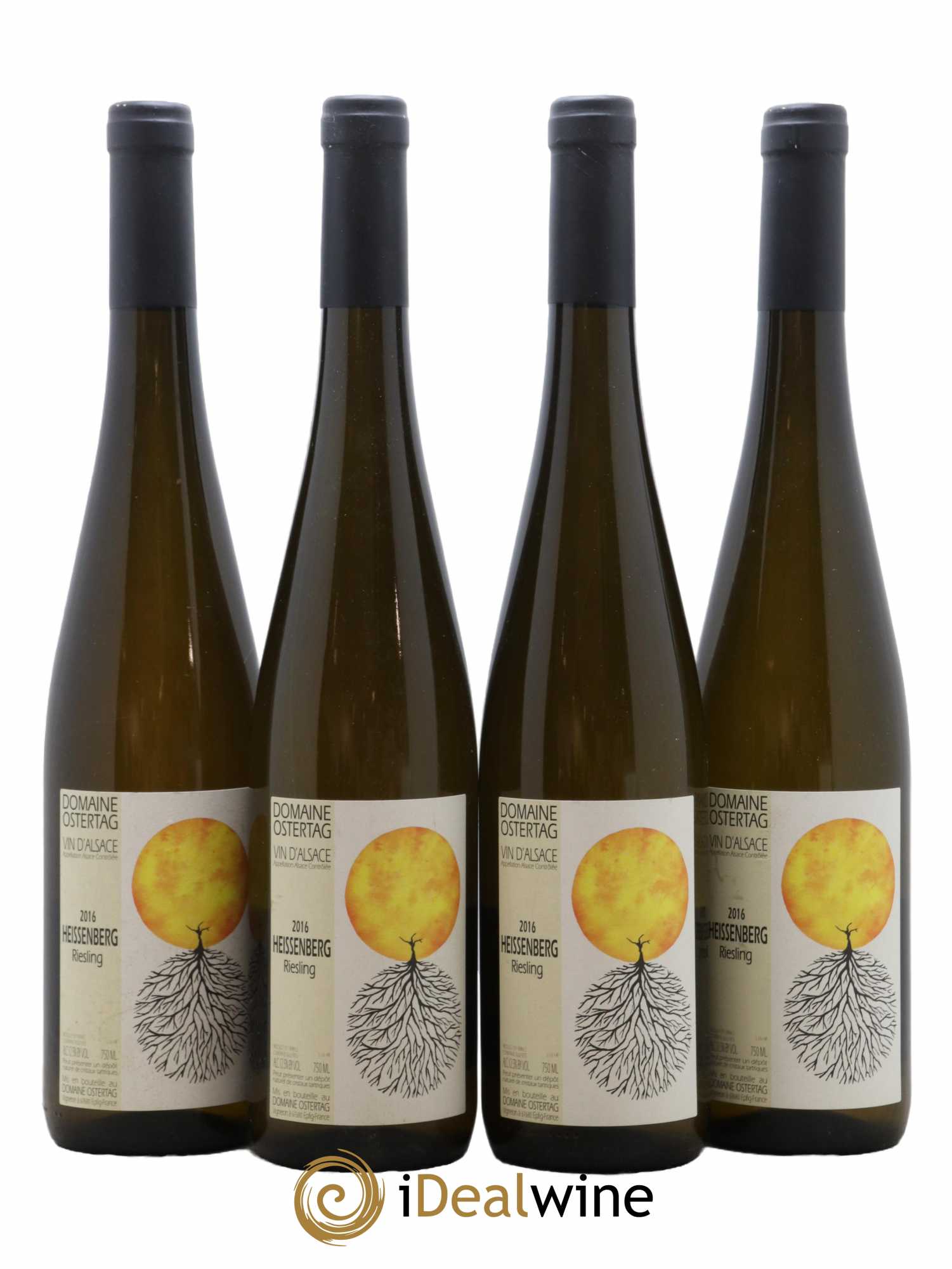Alsace Riesling Heissenberg Ostertag (Domaine) 2016 - Lot de 4 bouteilles - 0