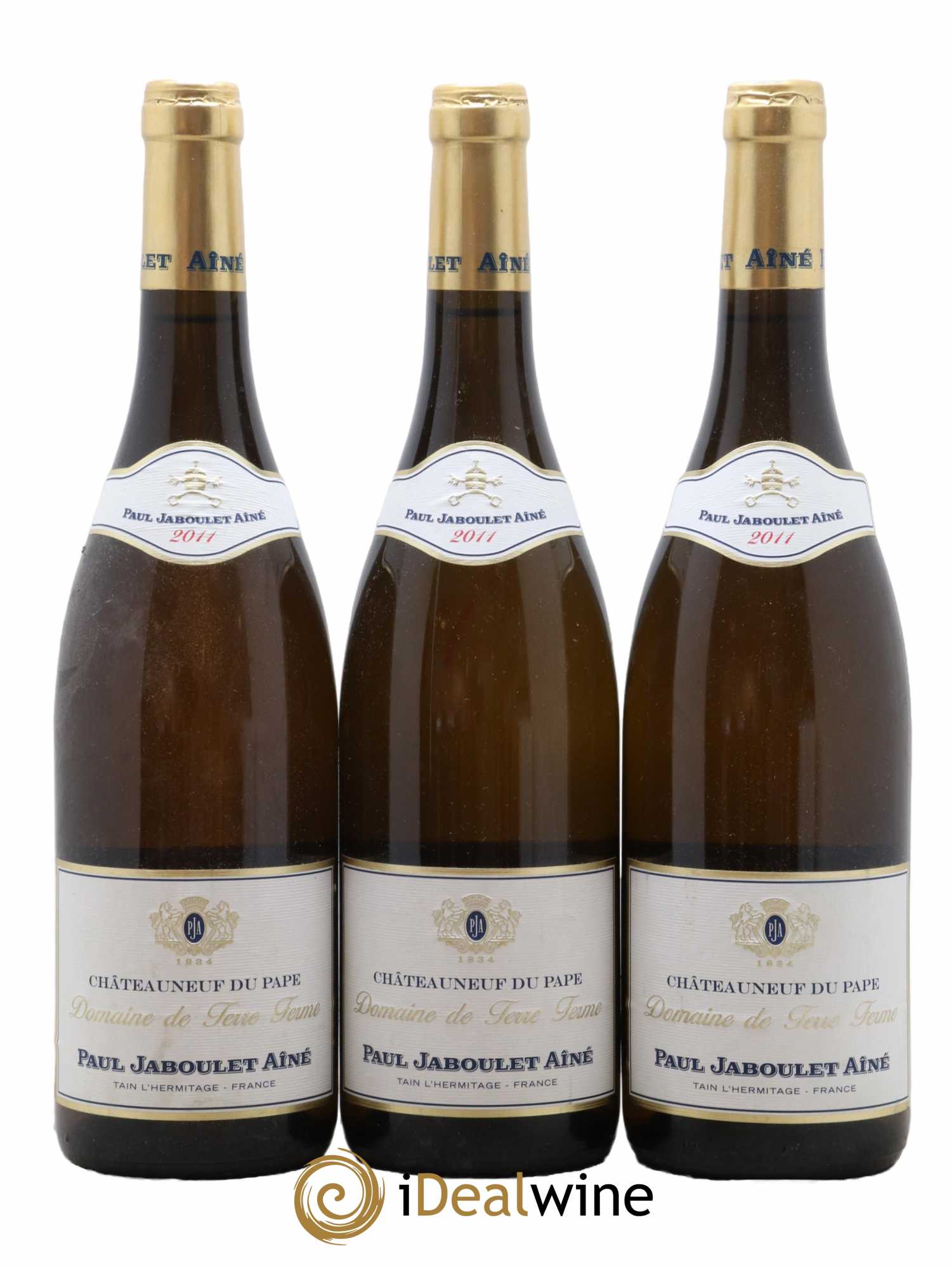 Châteauneuf-du-Pape Paul Jaboulet Aine Domaine De Terre Ferme 2011 - Lot de 3 bouteilles - 0