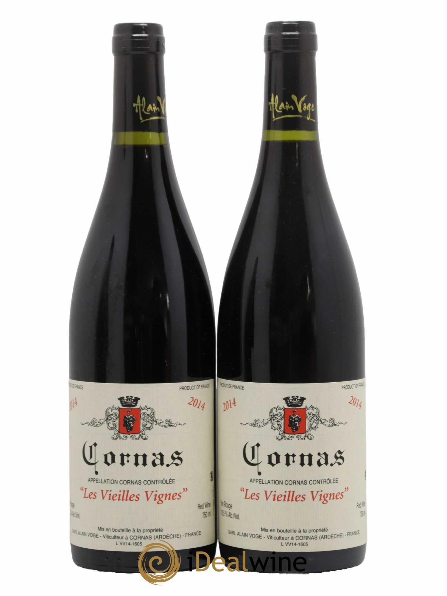 Cornas Les Vieilles Vignes Alain Voge (Domaine) 2014 - Lot de 2 bouteilles - 0