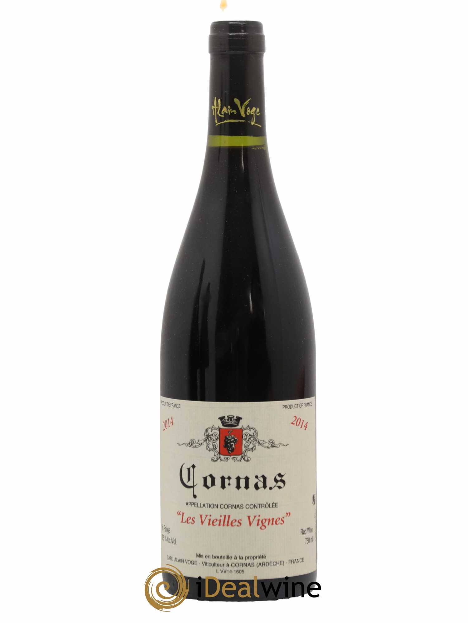 Cornas Les Vieilles Vignes Alain Voge (Domaine) 2014 - Lot de 1 bouteille - 0