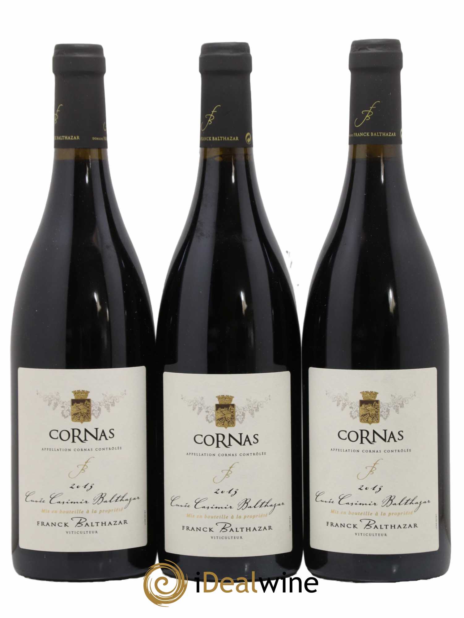 Cornas Cuvée Casimir Balthazar Franck Balthazar (Domaine) 2013 - Lot de 3 bouteilles - 0