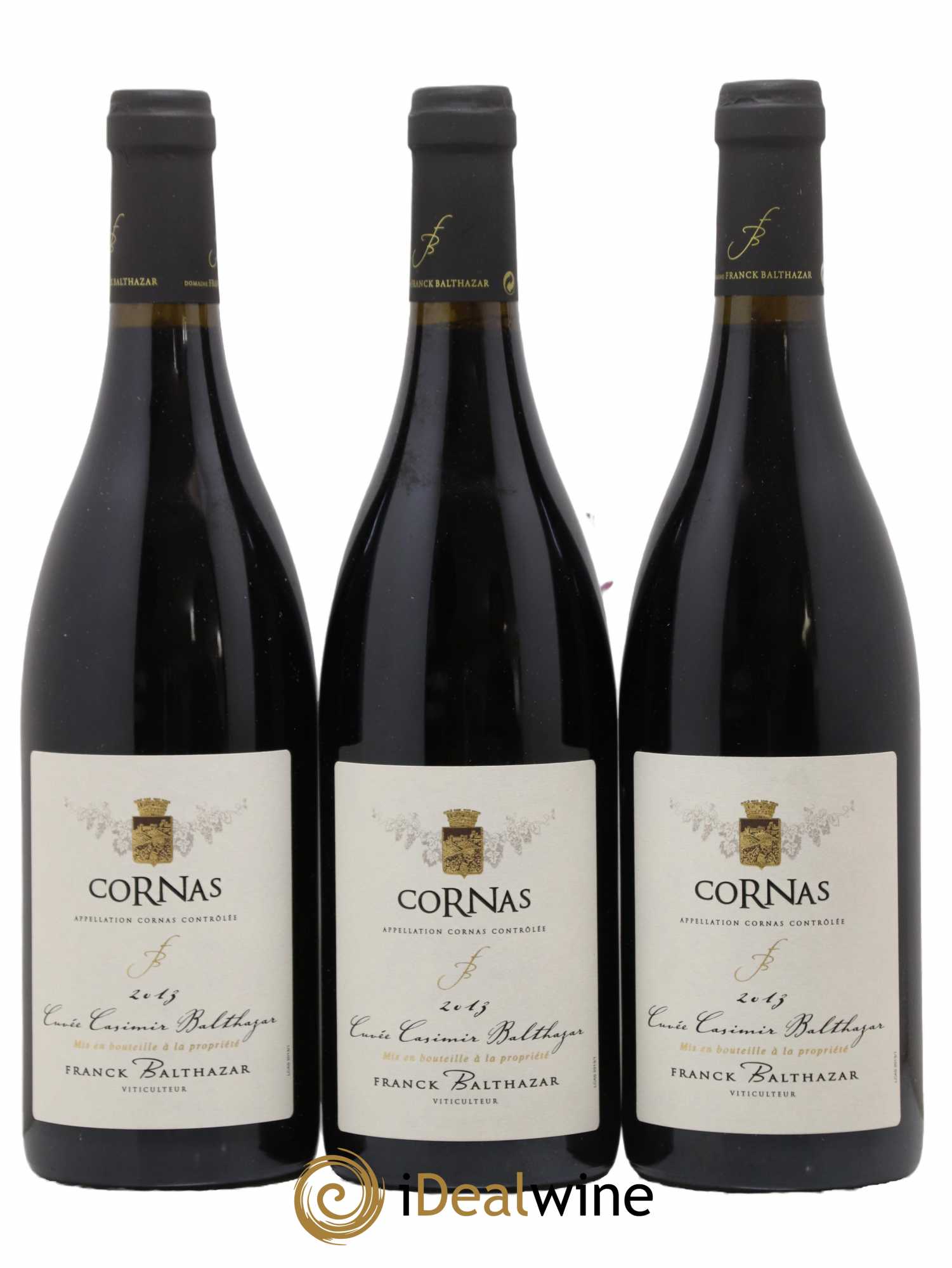 Cornas Cuvée Casimir Balthazar Franck Balthazar (Domaine) 2013 - Lot de 3 bouteilles - 0