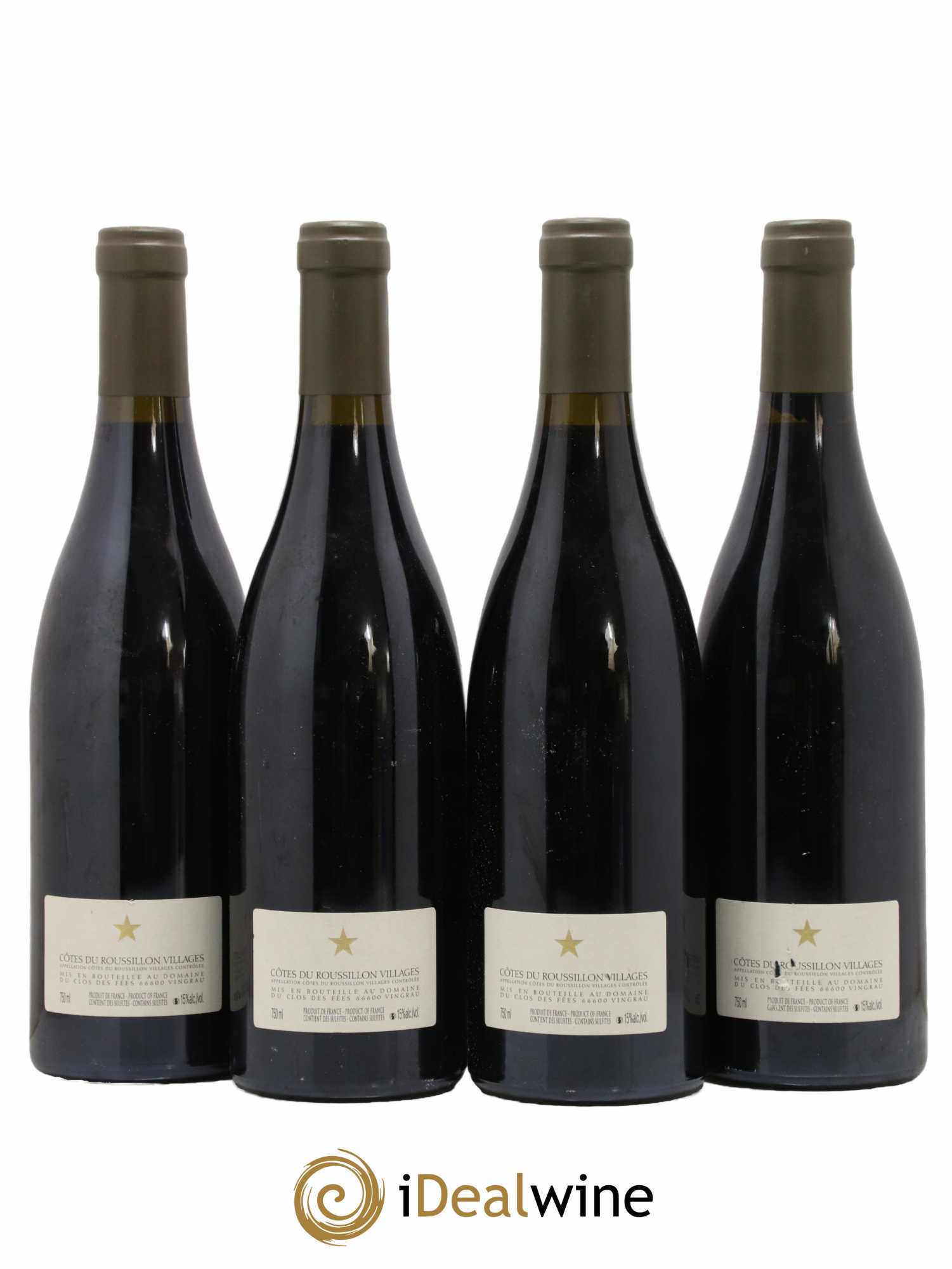 Côtes du Roussillon Villages Clos des Fées Hervé Bizeul 2011 - Lot de 4 bouteilles - 1