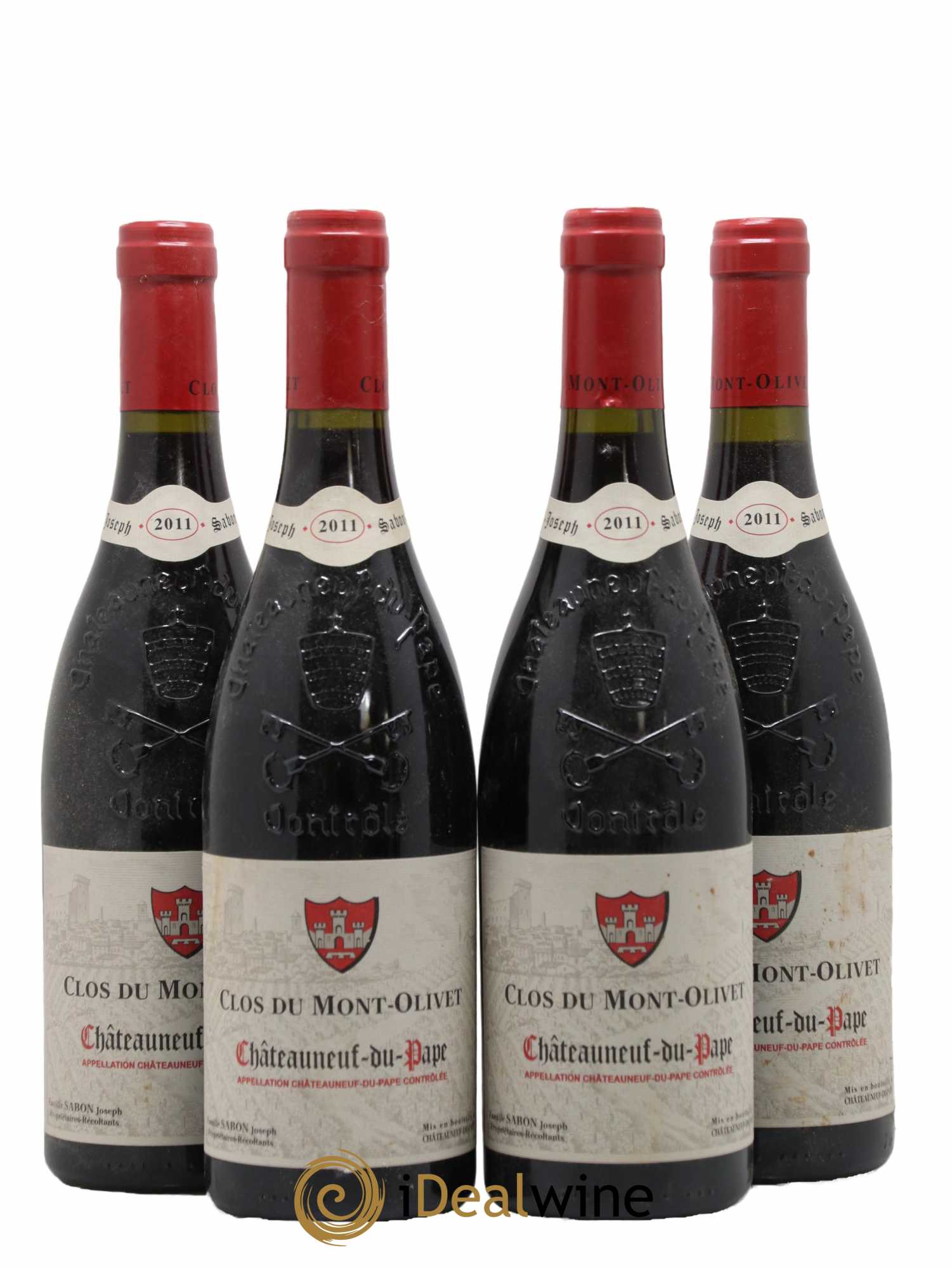 Châteauneuf-du-Pape Clos du Mont-Olivet 2011 - Lot de 4 bouteilles - 0