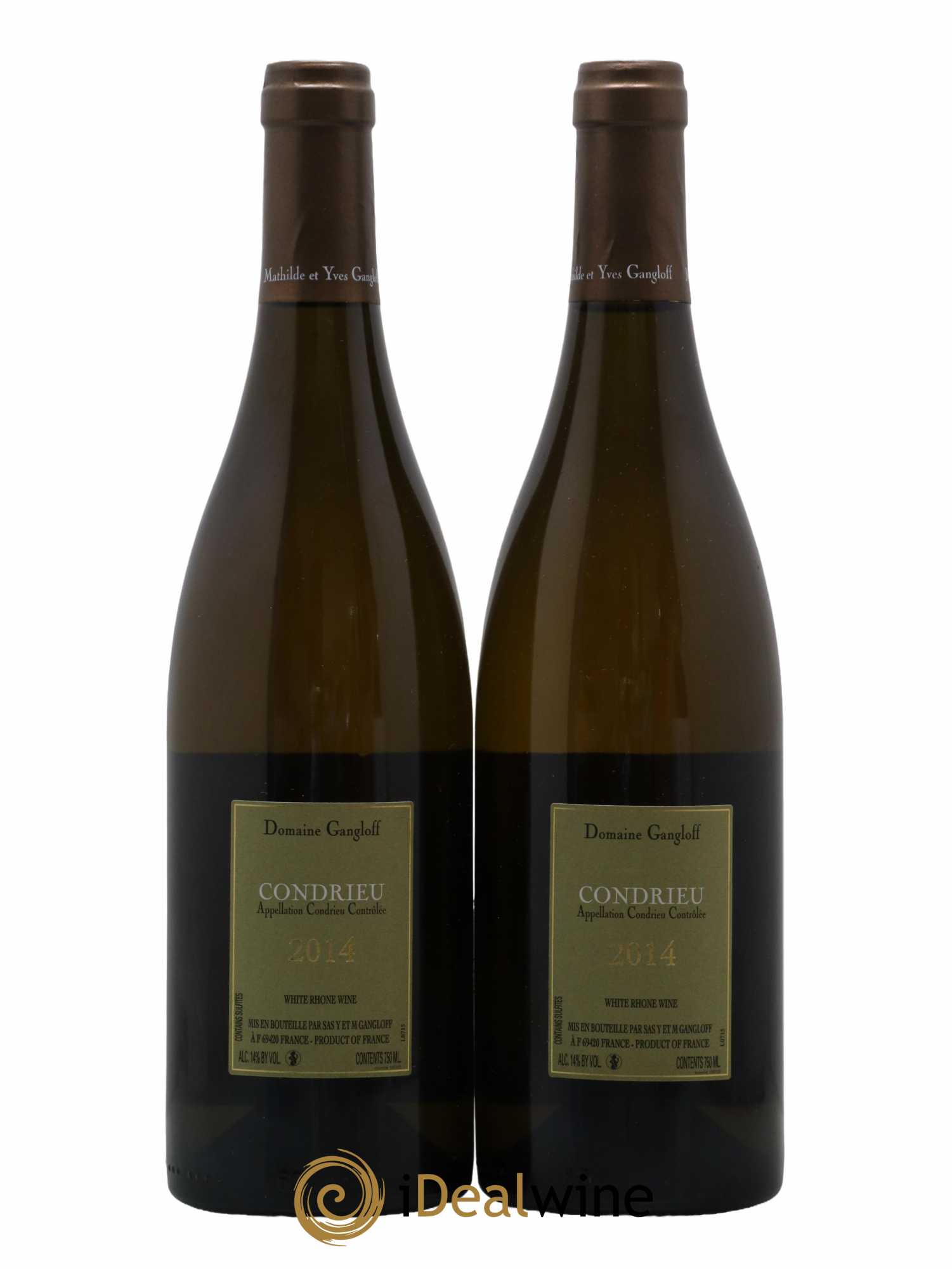 Condrieu Gangloff 2014 - Lot de 2 bouteilles - 1
