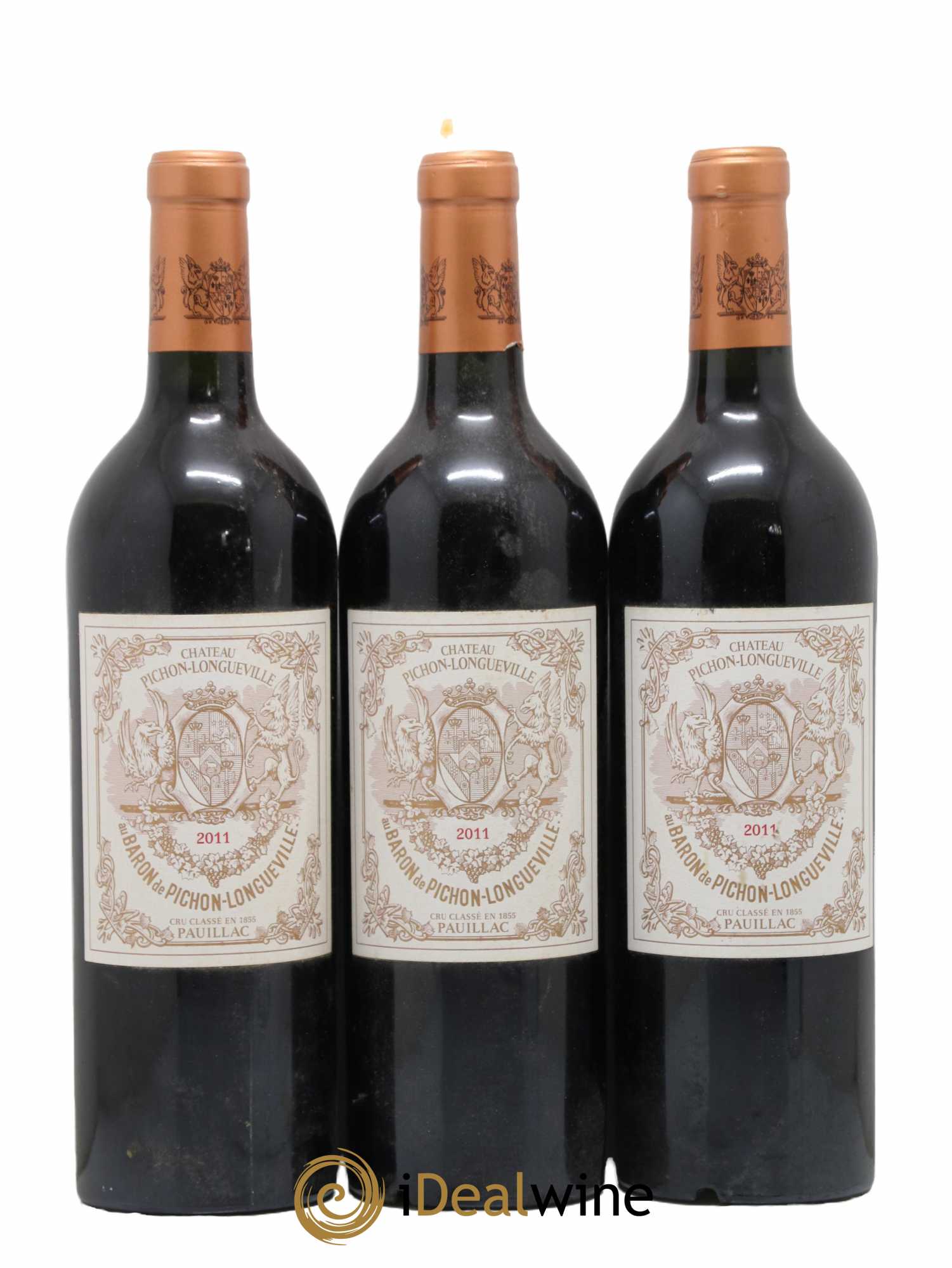 Pichon Longueville Baron 2ème Grand Cru Classé 2011 - Lot de 3 bouteilles - 0
