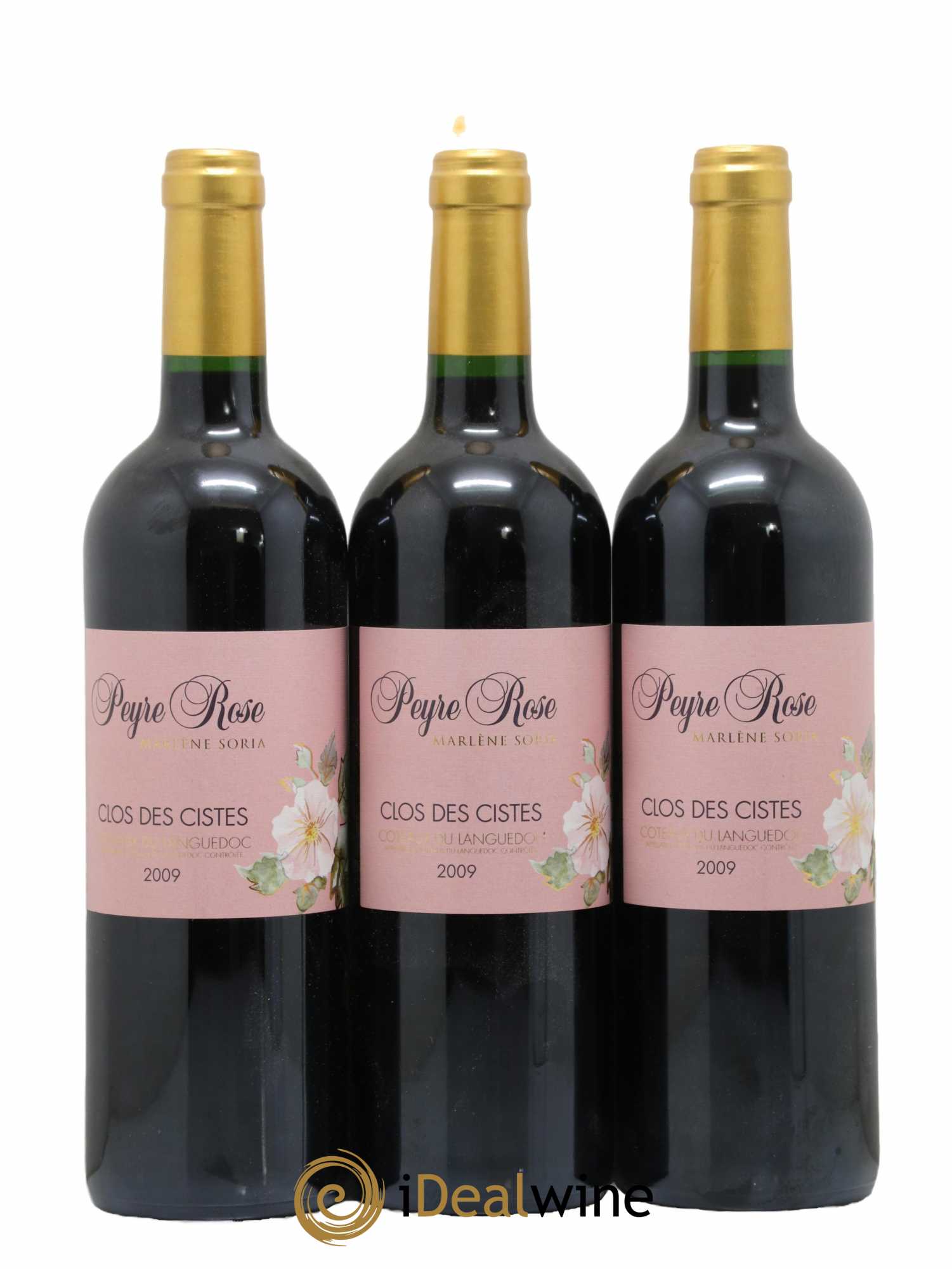 Vin de France (anciennement Coteaux du Languedoc) Domaine Peyre Rose Les Cistes Marlène Soria 2009 - Lotto di 3 bottiglie - 0