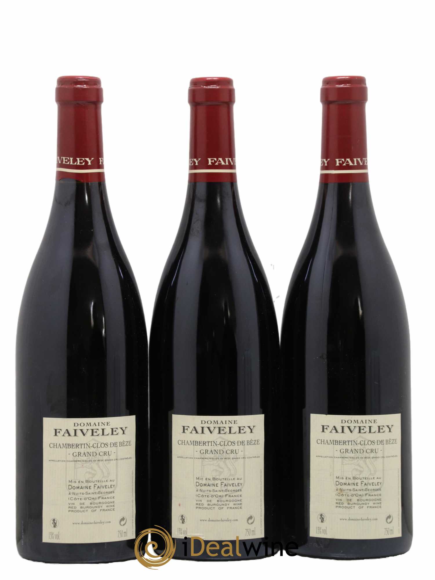 Chambertin Clos de Bèze Grand Cru Faiveley 2011 - Lot de 3 bouteilles - 1