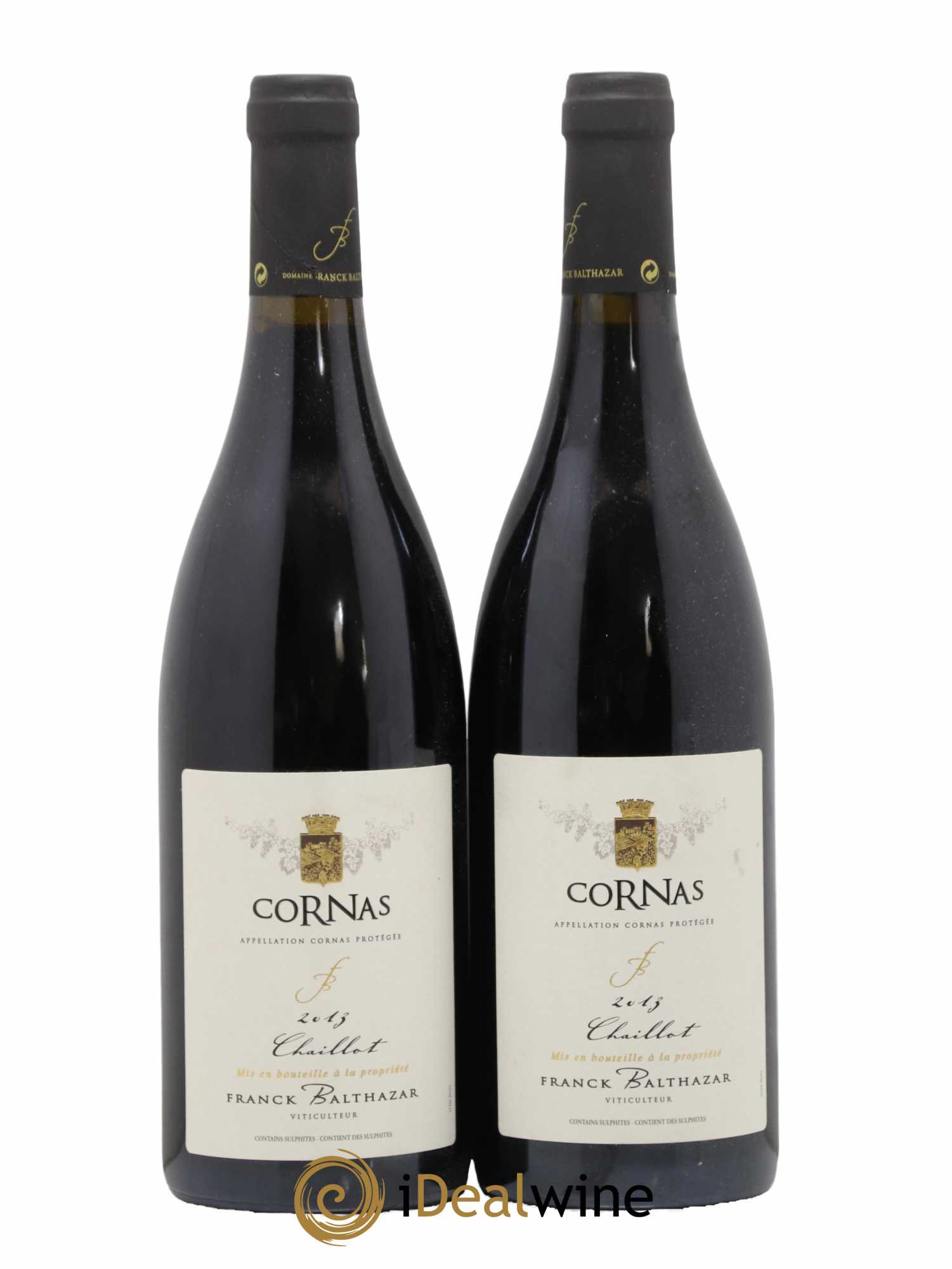 Cornas Chaillot Franck Balthazar (Domaine) 2013 - Lot de 2 bouteilles - 0