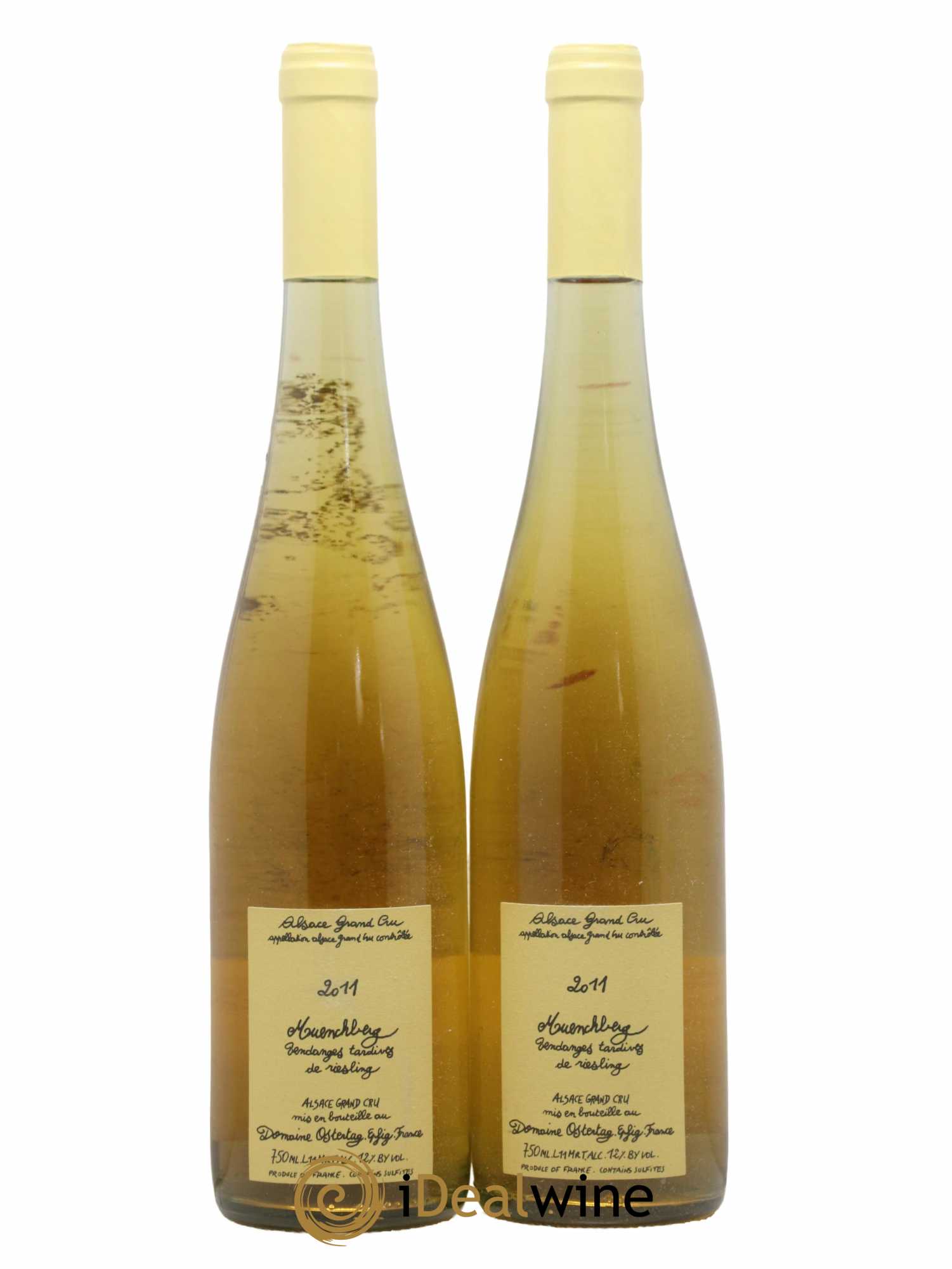 Alsace Riesling Grand Cru Muenchberg Vendanges Tardives Ostertag (Domaine) 2011 - Lotto di 2 bottiglie - 0