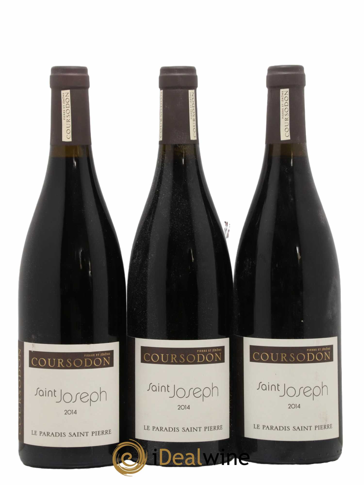 Saint-Joseph Le Paradis Saint-Pierre Pierre et Jérôme Coursodon 2014 - Lot de 3 bouteilles - 0