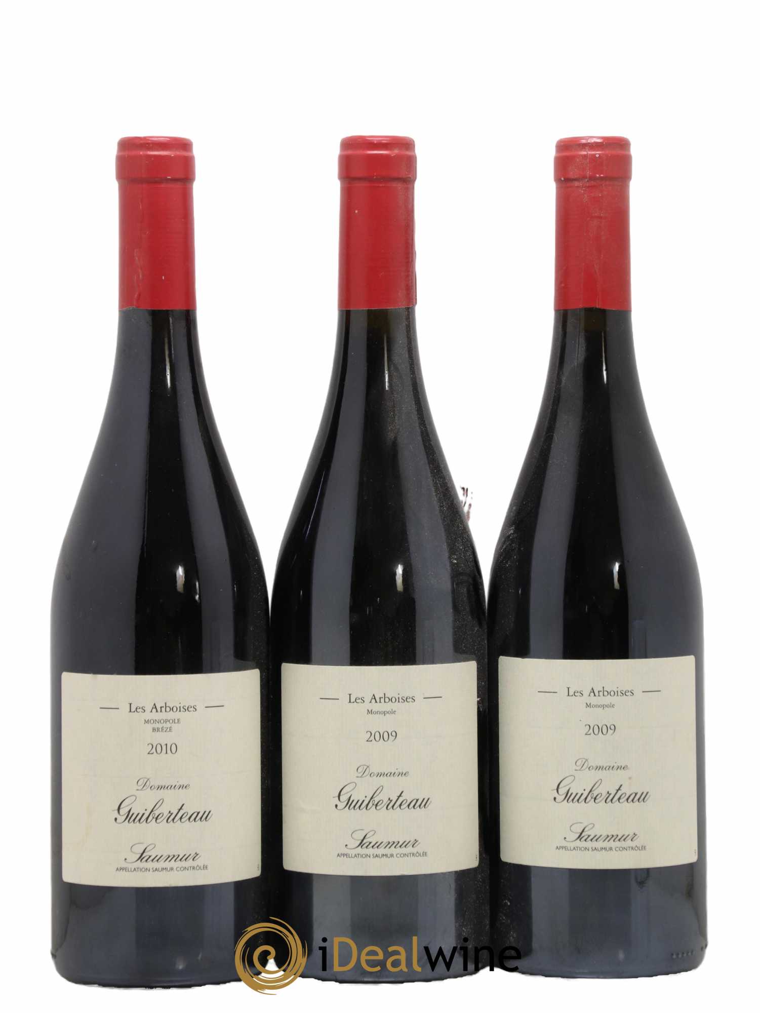 Saumur Les Arboises Domaine Guiberteau 2009 - Lot de 3 bouteilles - 0