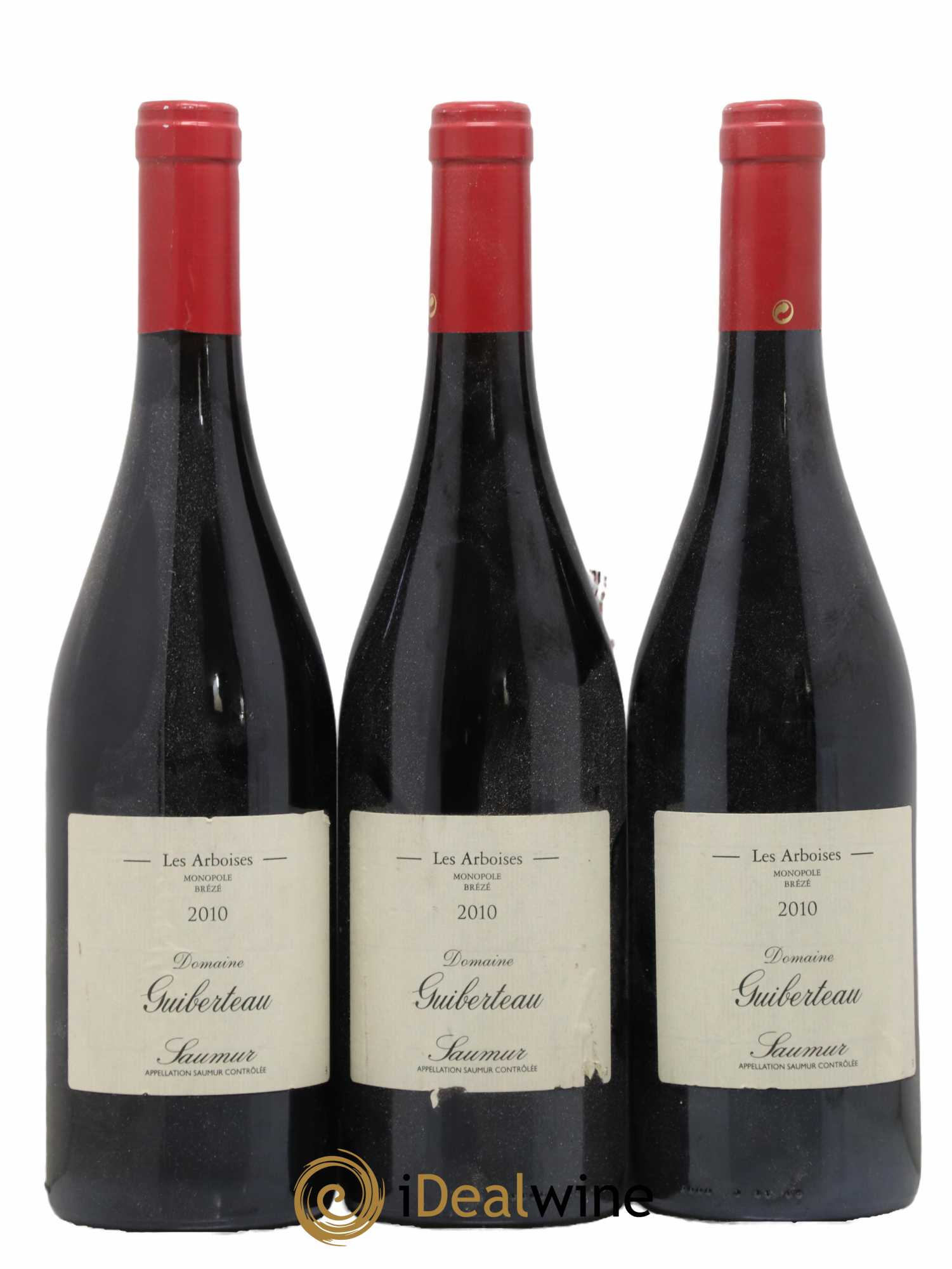 Saumur Les Arboises Domaine Guiberteau 2010 - Lot de 3 bouteilles - 0