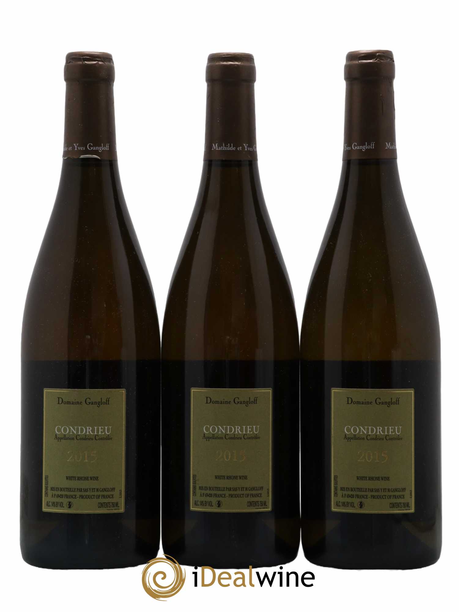 Condrieu Gangloff 2015 - Lot de 3 bouteilles - 1