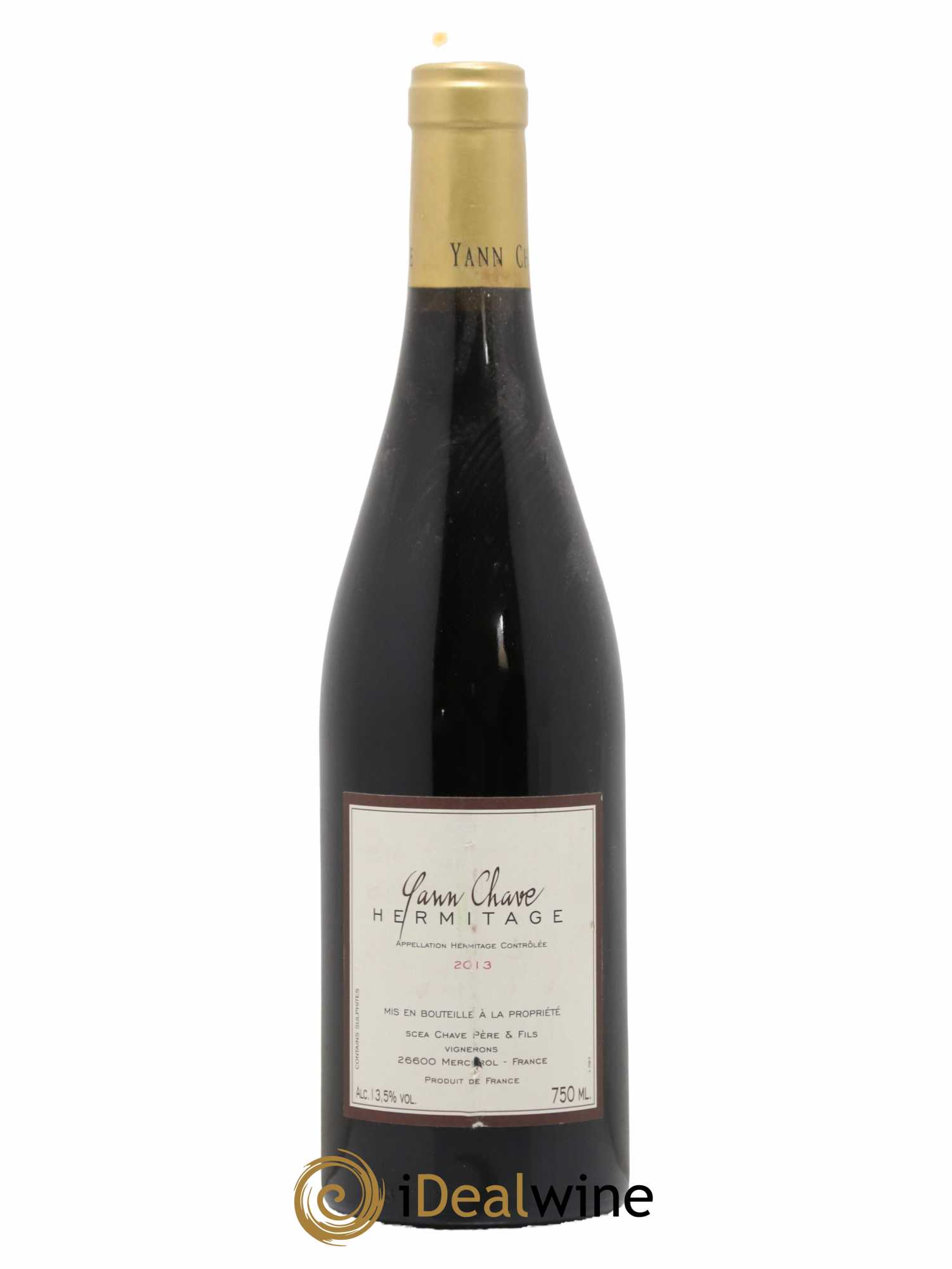 Hermitage Yann Chave 2013 - Lot de 1 bouteille - 0