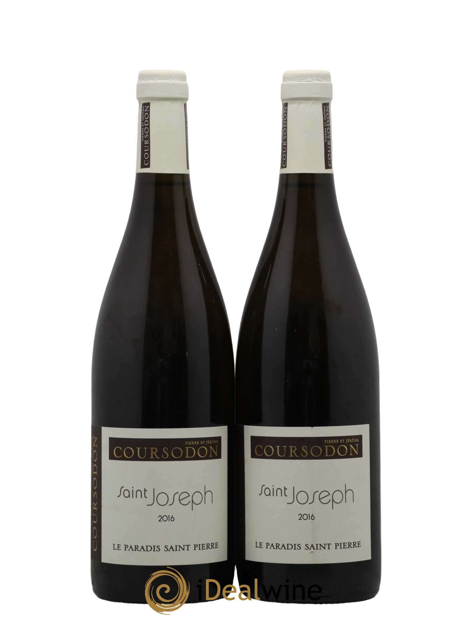 Saint-Joseph Domaine Coursodon Le Paradis St Pierre 2016 - Lot de 2 bouteilles - 0