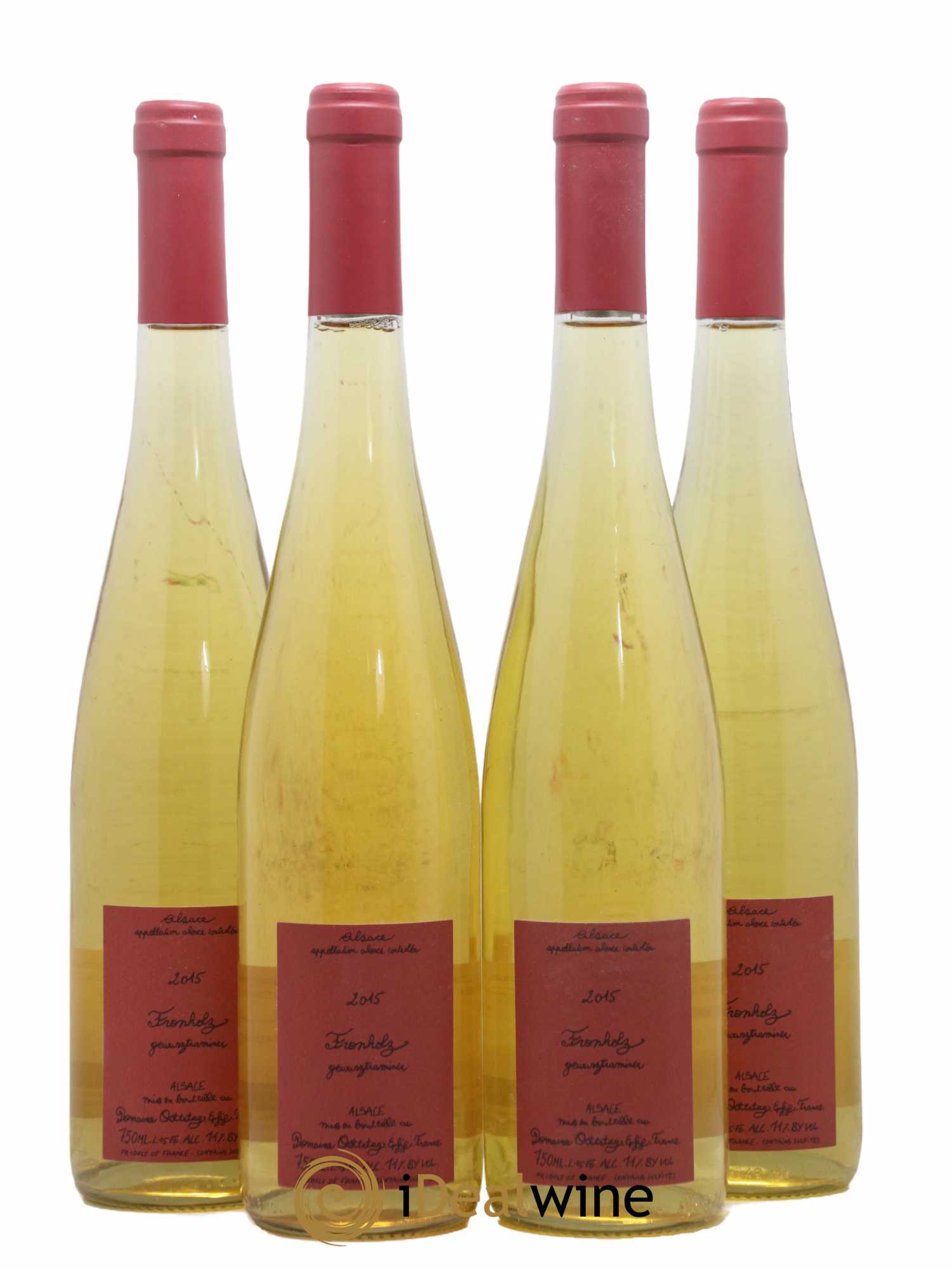 Alsace Gewurztraminer Fronholz Ostertag (Domaine) 2015 - Lot de 4 bouteilles - 0