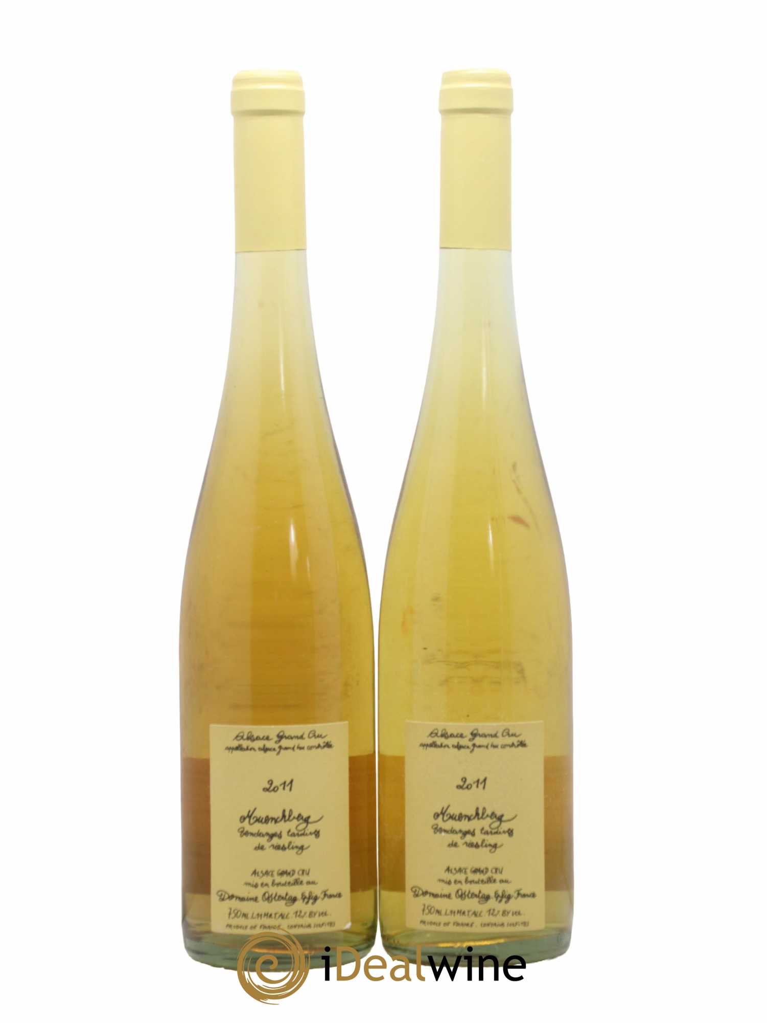 Alsace Riesling Grand Cru Muenchberg Vendanges Tardives Ostertag (Domaine) 2011 - Lotto di 2 bottiglie - 0
