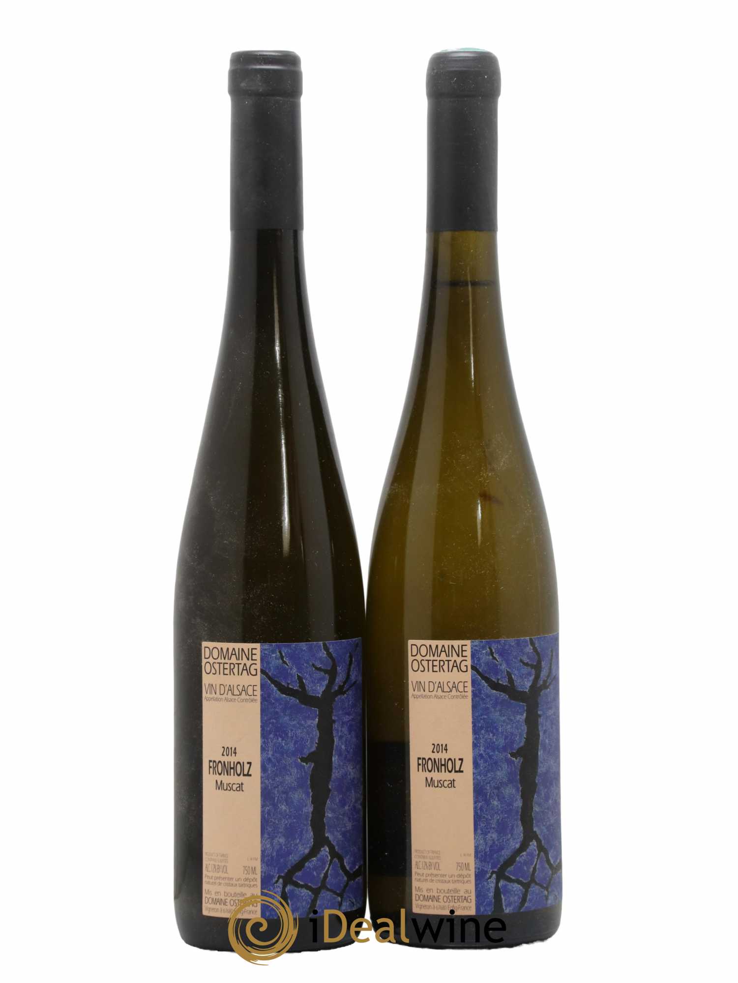 Alsace Muscat Fronholz Ostertag (Domaine) 2014 - Lot de 2 bouteilles - 0