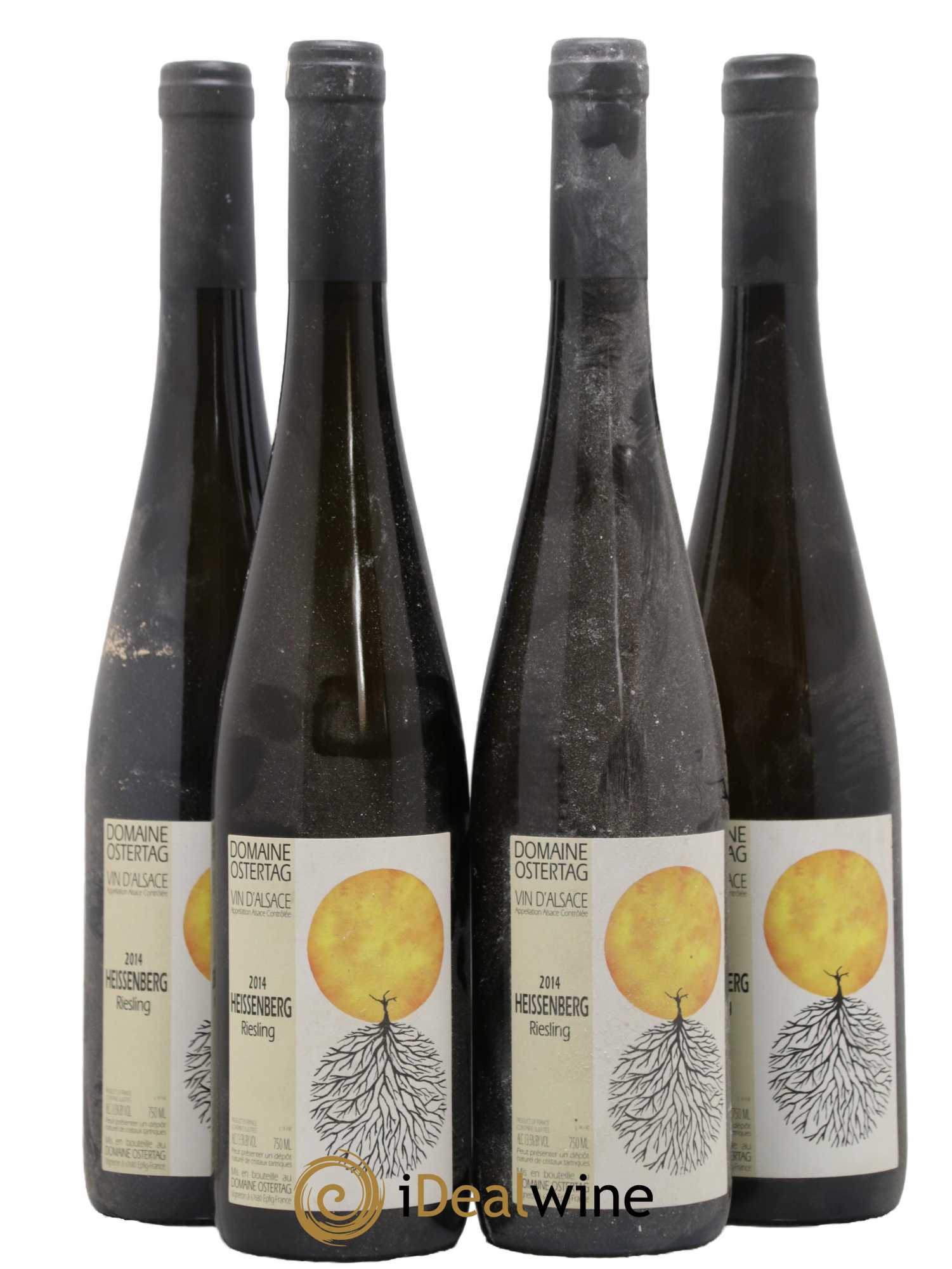 Alsace Riesling Heissenberg Ostertag (Domaine) 2014 - Lot de 4 bouteilles - 0