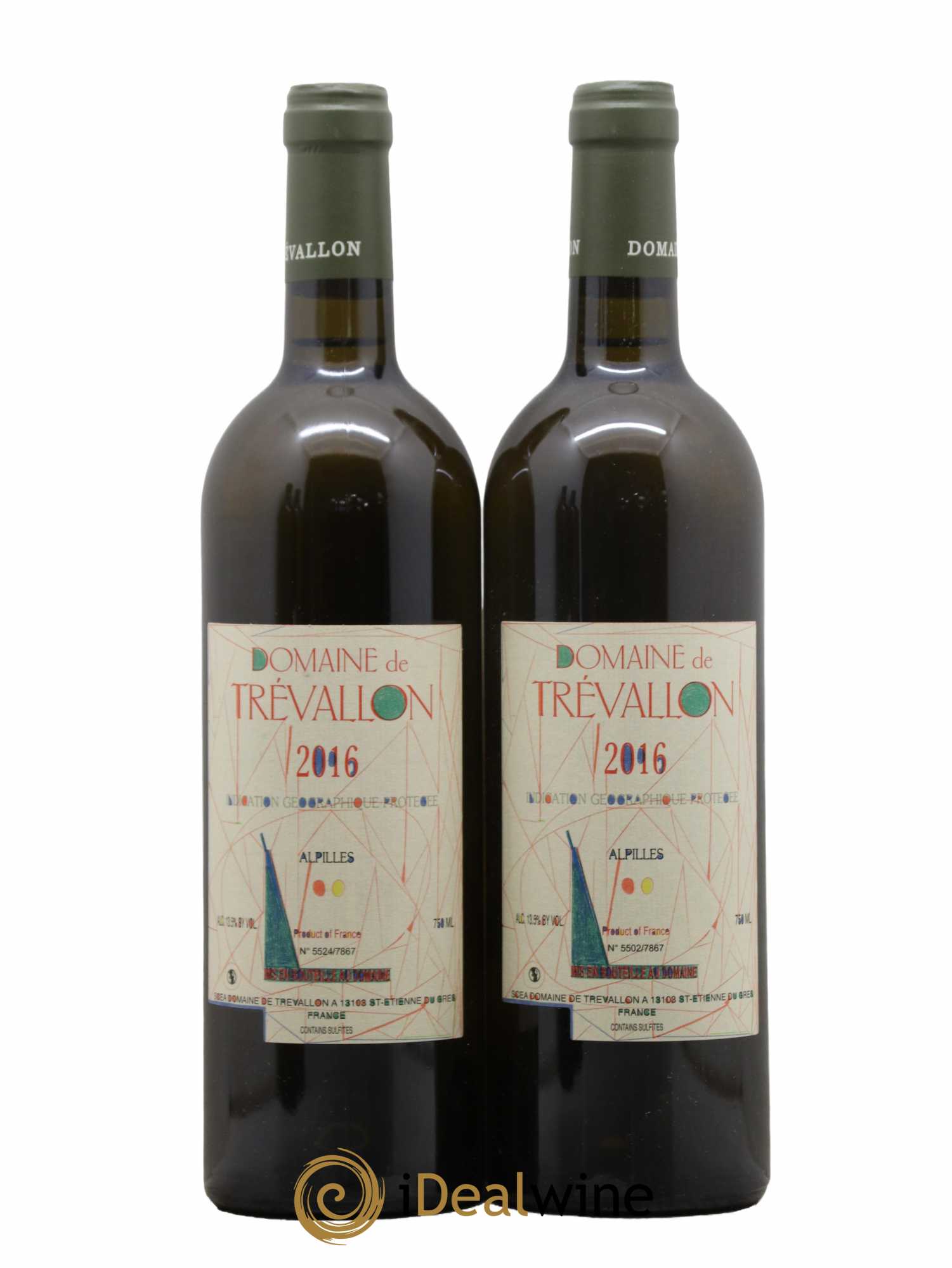 Alpilles Trévallon (Domaine de) Eloi Dürrbach 2016 - Lot de 2 bouteilles - 0