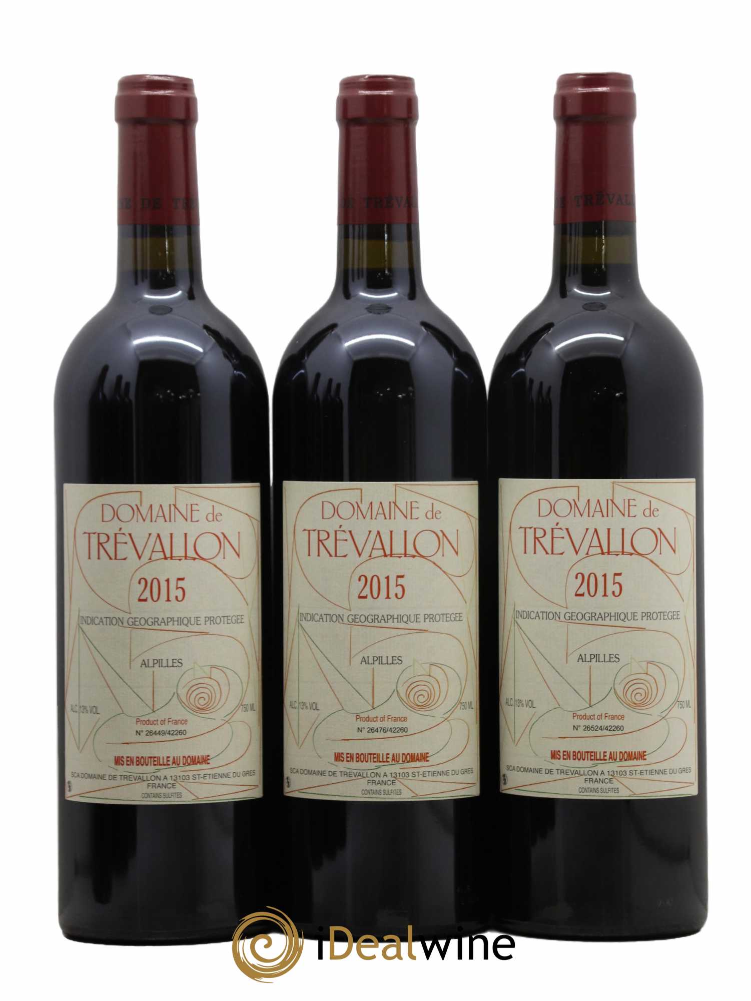 Alpilles Trévallon (Domaine de) Eloi Dürrbach 2015 - Lot de 6 bouteilles - 1