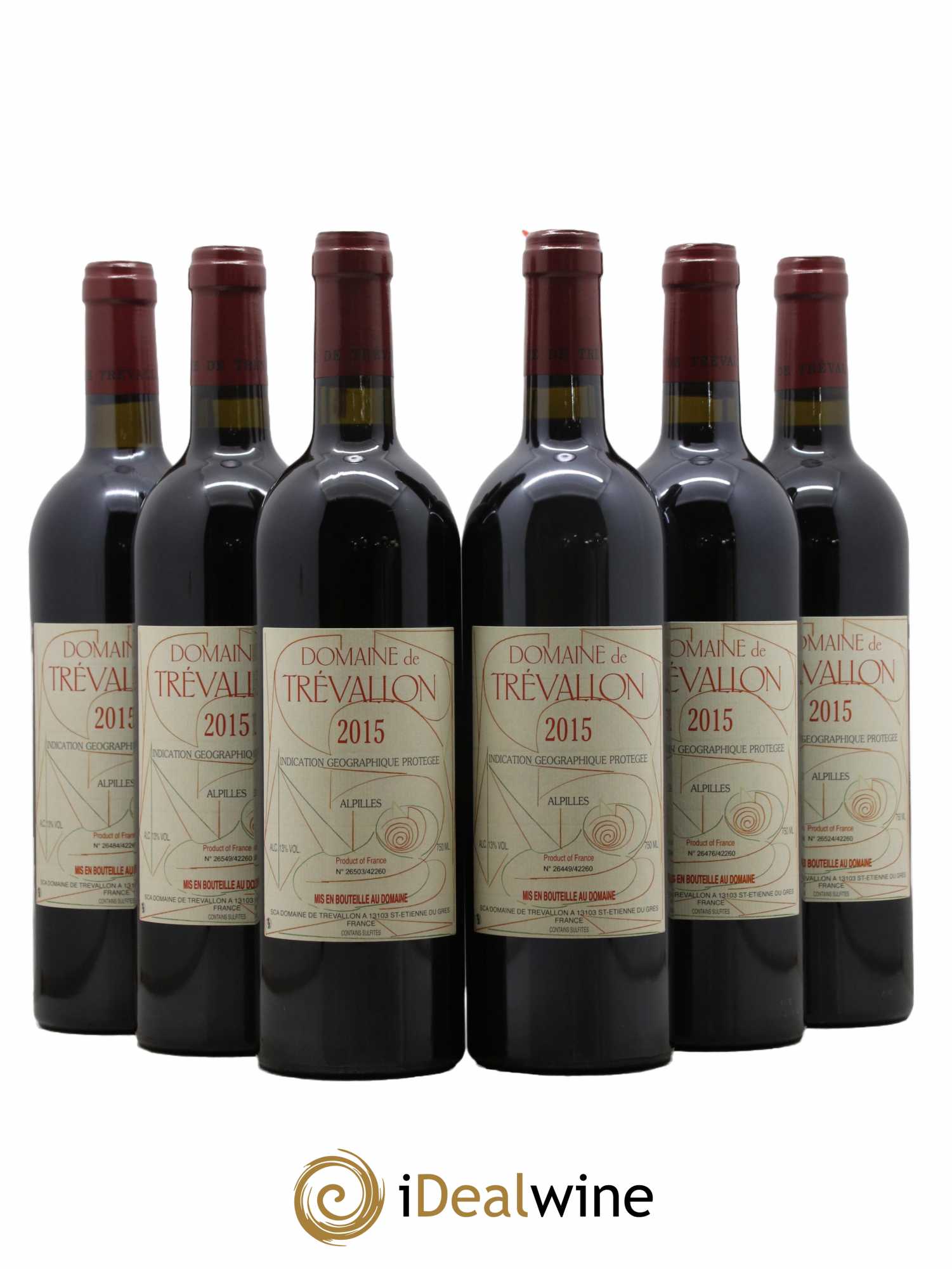 Alpilles Trévallon (Domaine de) Eloi Dürrbach 2015 - Lot de 6 bouteilles - 0