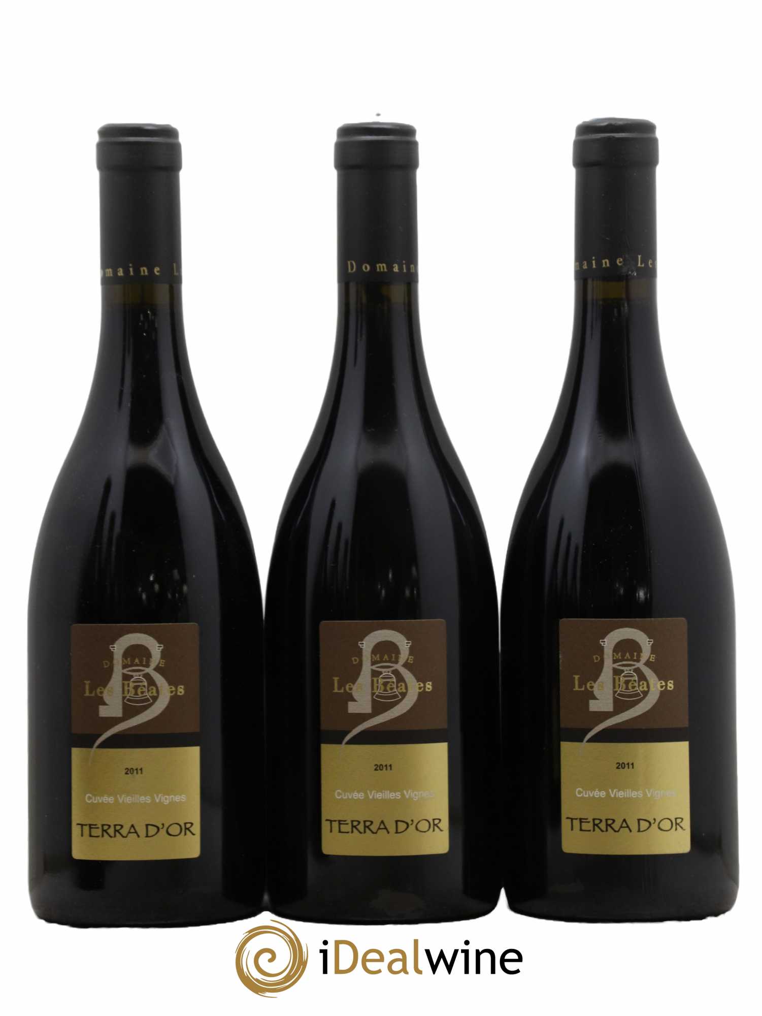 Coteaux d'Aix-en-Provence Terra d'Or Cuvée Vieilles Vignes Domaine les Béates 2011 - Lot de 3 bouteilles - 0