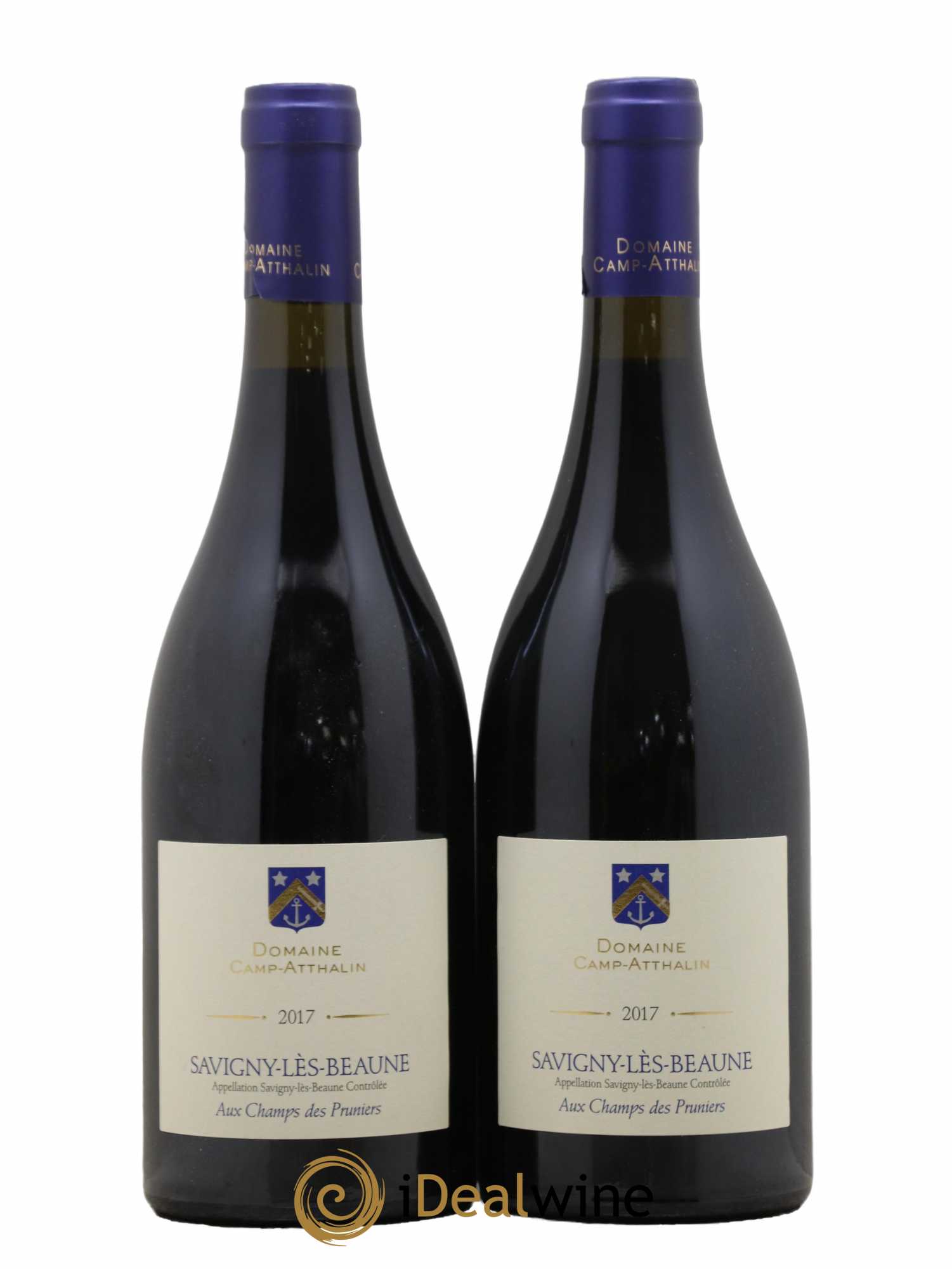 Savigny-lès-Beaune Aux Champs des Pruniers Camp-Atthalin (Domaine) 2017 - Lot de 2 bouteilles - 0