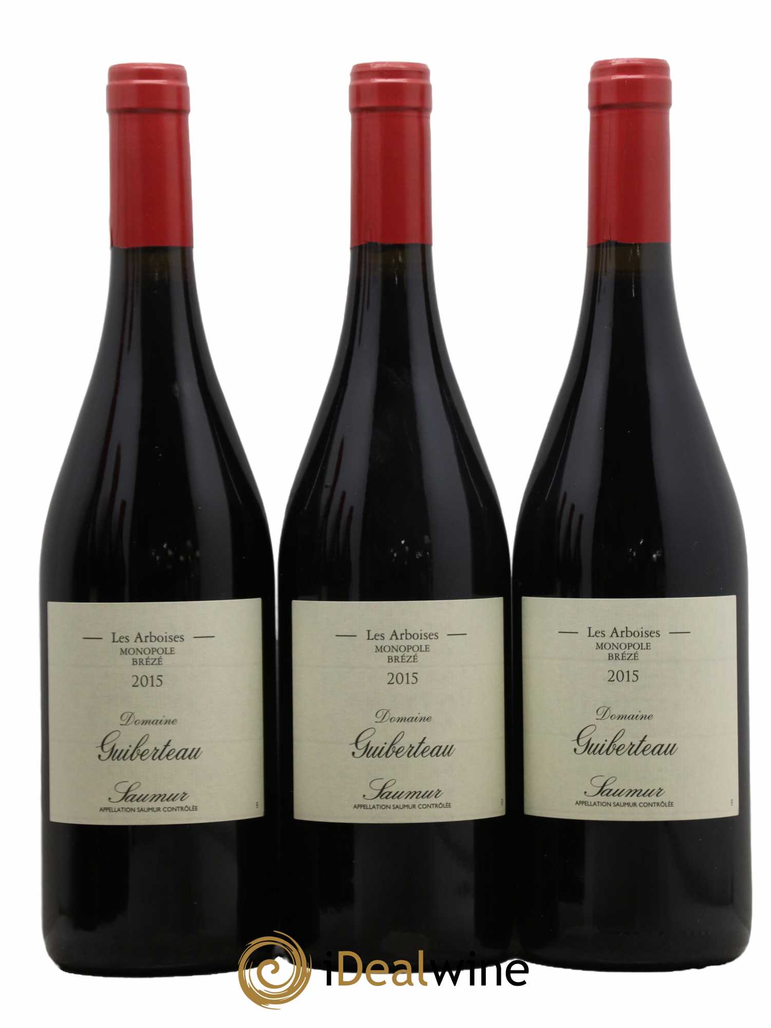 Saumur Les Arboises Domaine Guiberteau 2015 - Lot de 3 bouteilles - 0