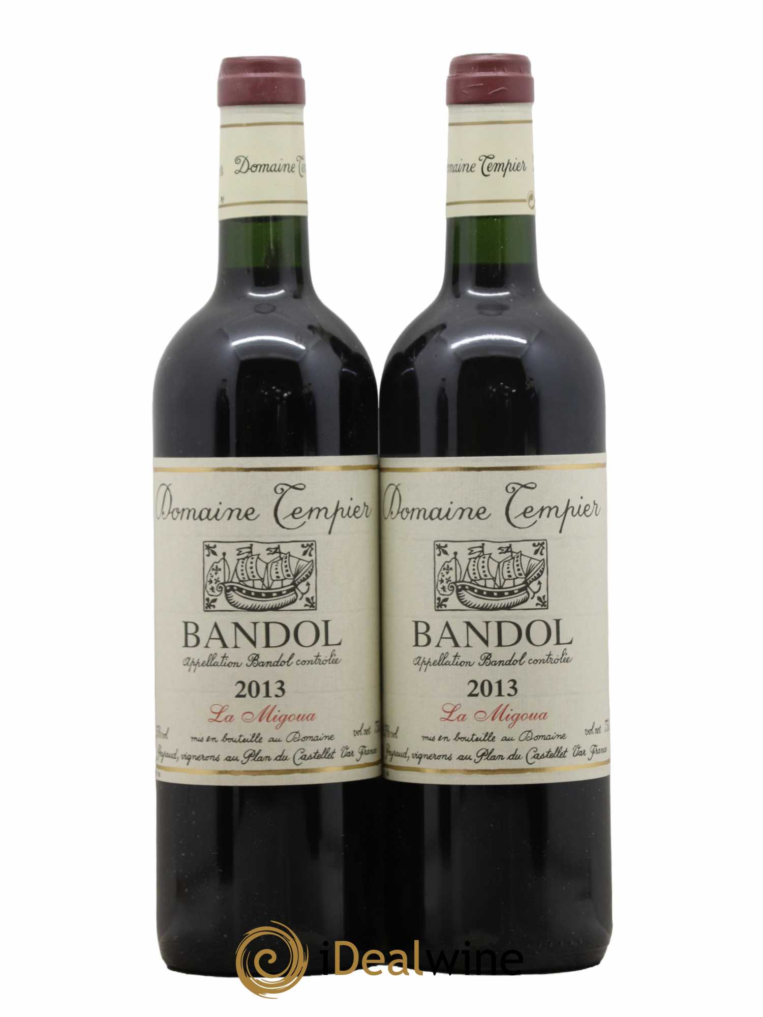 Bandol Domaine Tempier Cuvée La Migoua Famille Peyraud 2013 - Lot de 2 bouteilles - 0