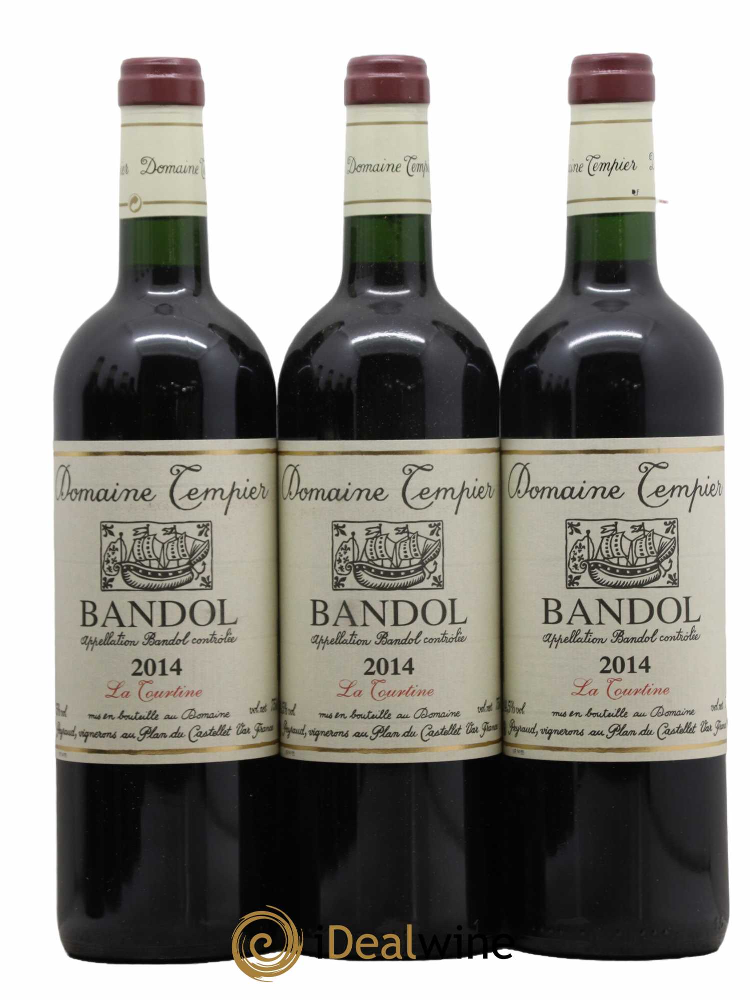 Bandol Domaine Tempier La Tourtine Famille Peyraud 2014 - Lot de 3 bouteilles - 0