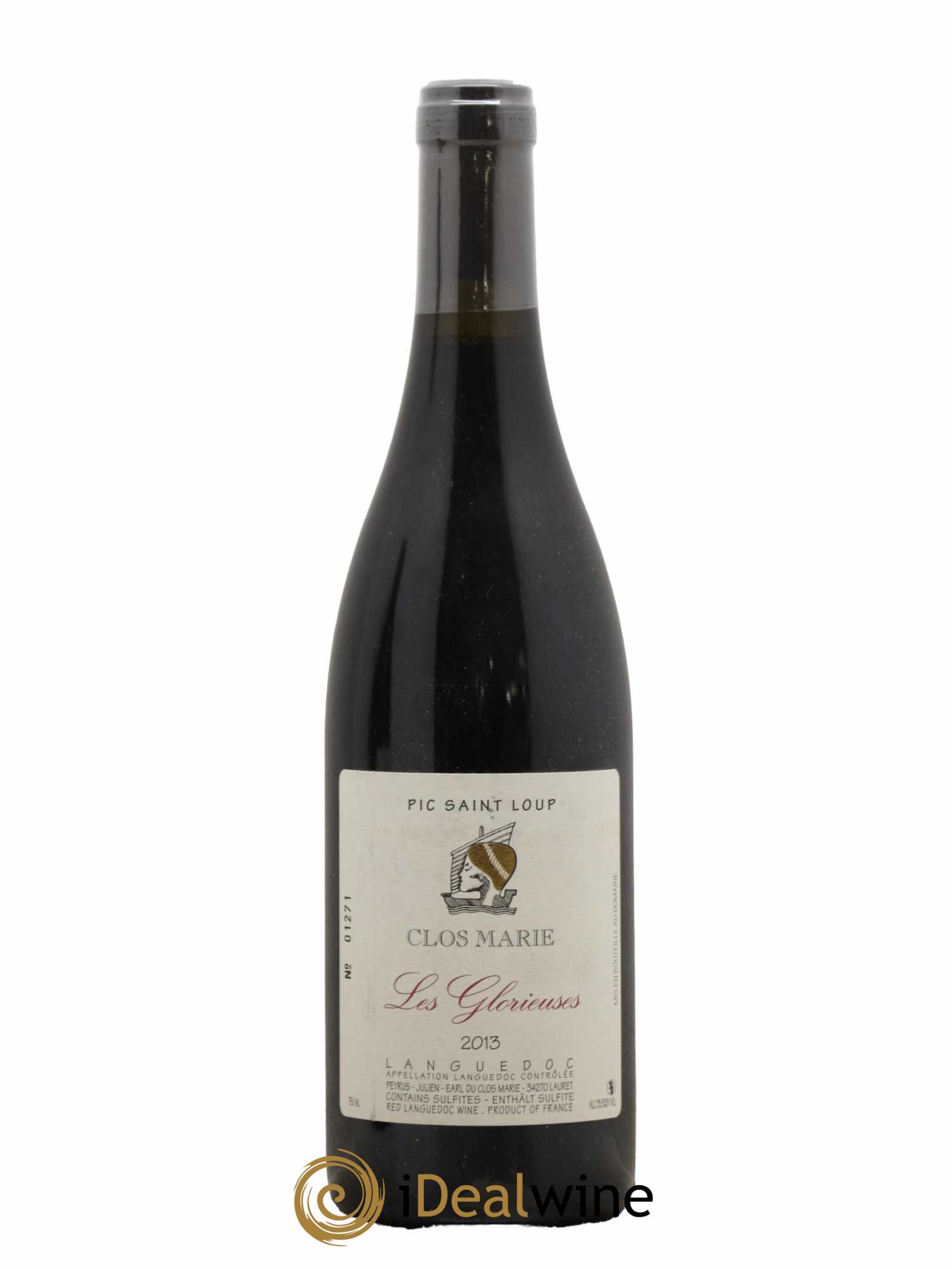 Pic Saint-Loup Clos Marie Les Glorieuses Christophe Peyrus et Françoise Julien 2013 - Lot de 1 bouteille - 0