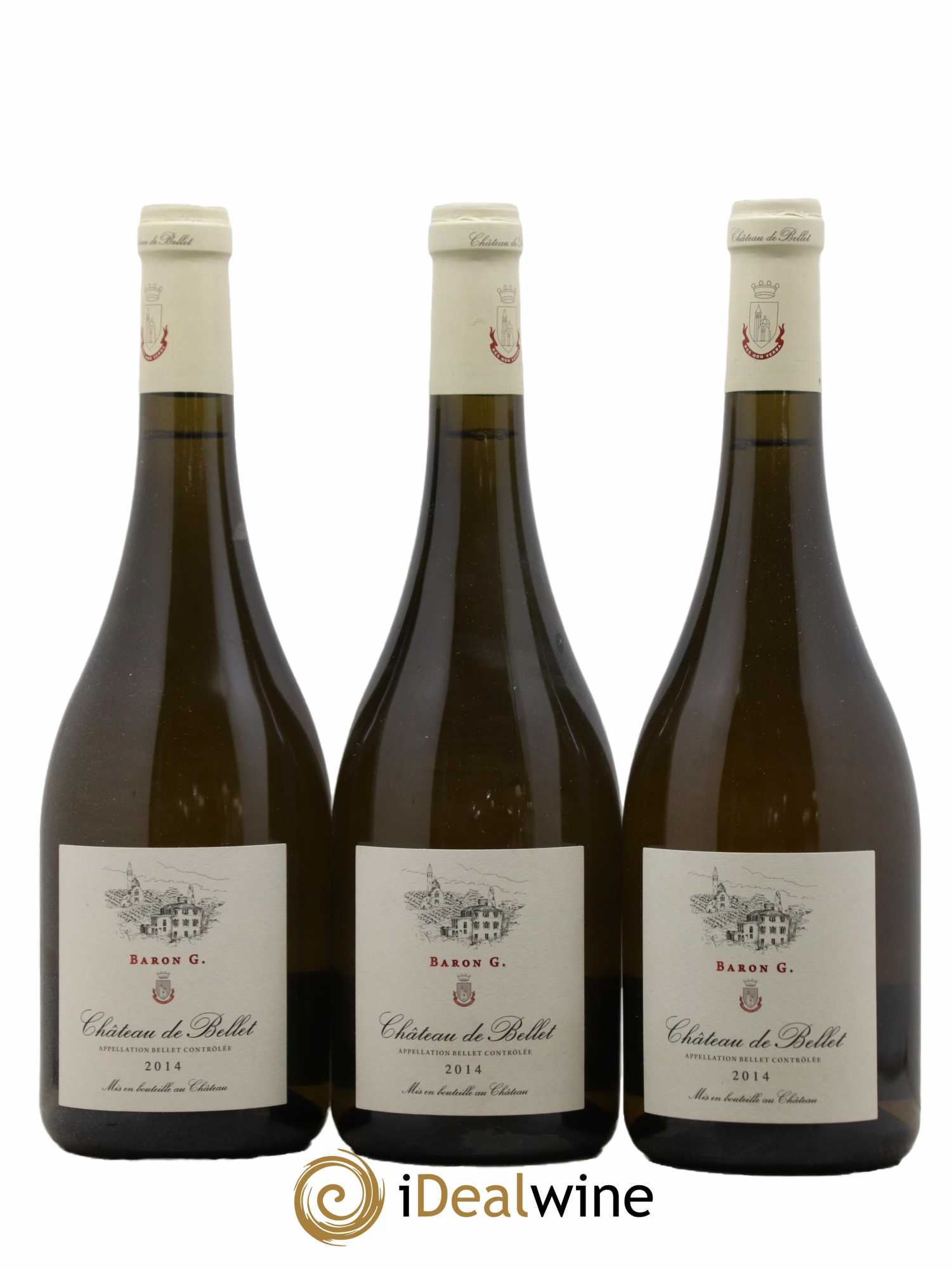 Bellet Château de Bellet Baron G 2014 - Lot de 3 bouteilles - 0