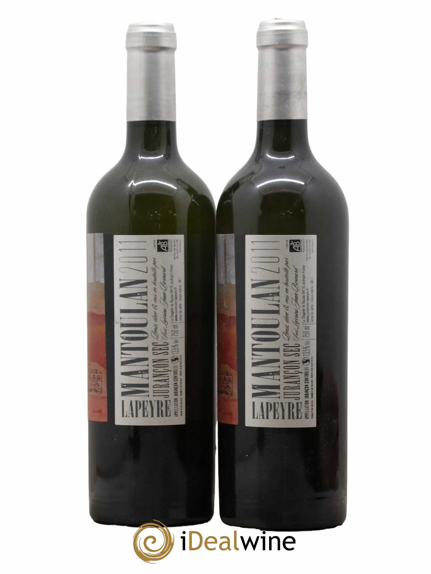Jurançon Mantoulan Clos Lapeyre 2011 - Lot of 2 bottles - 1