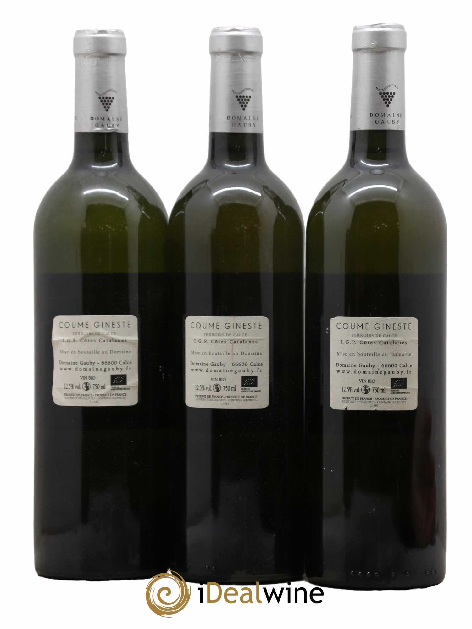 Côtes Catalanes Coume Gineste Gauby (Domaine) 2014 - Lot of 3 bottles - 1