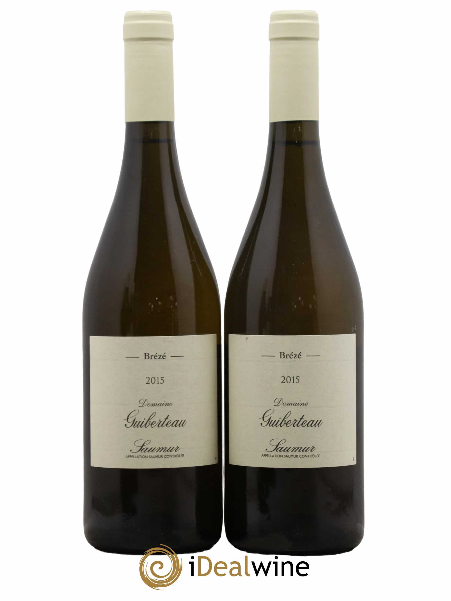 Saumur Brézé Domaine Guiberteau 2015 - Lot de 2 bouteilles - 0