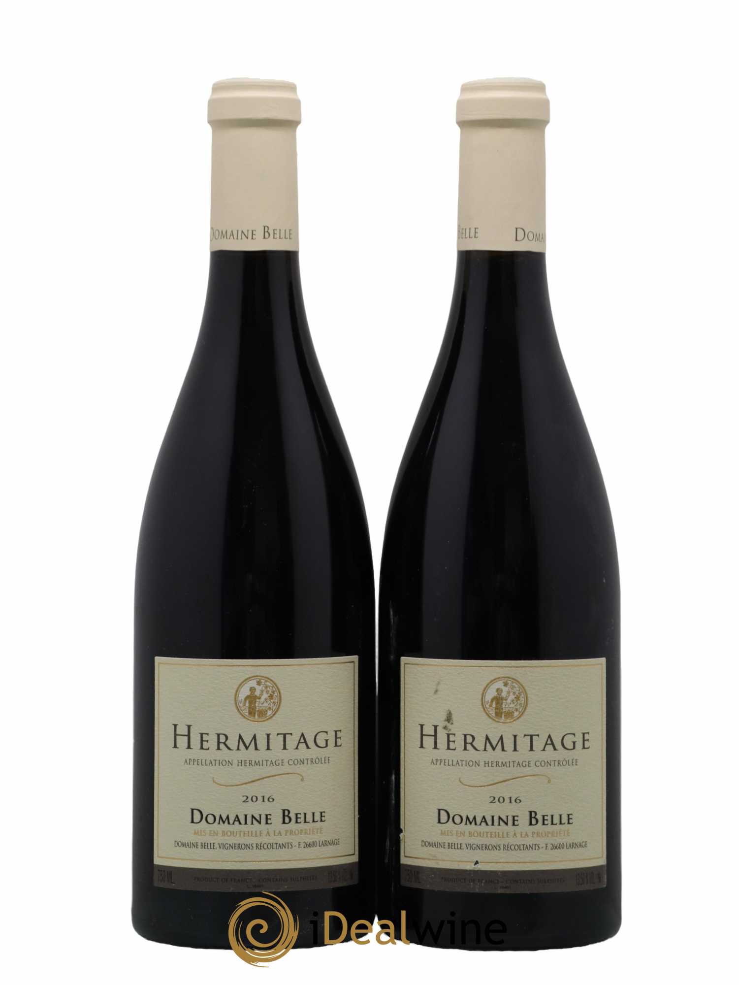 Hermitage Domaine Belle 2016 - Lot de 2 bouteilles - 0