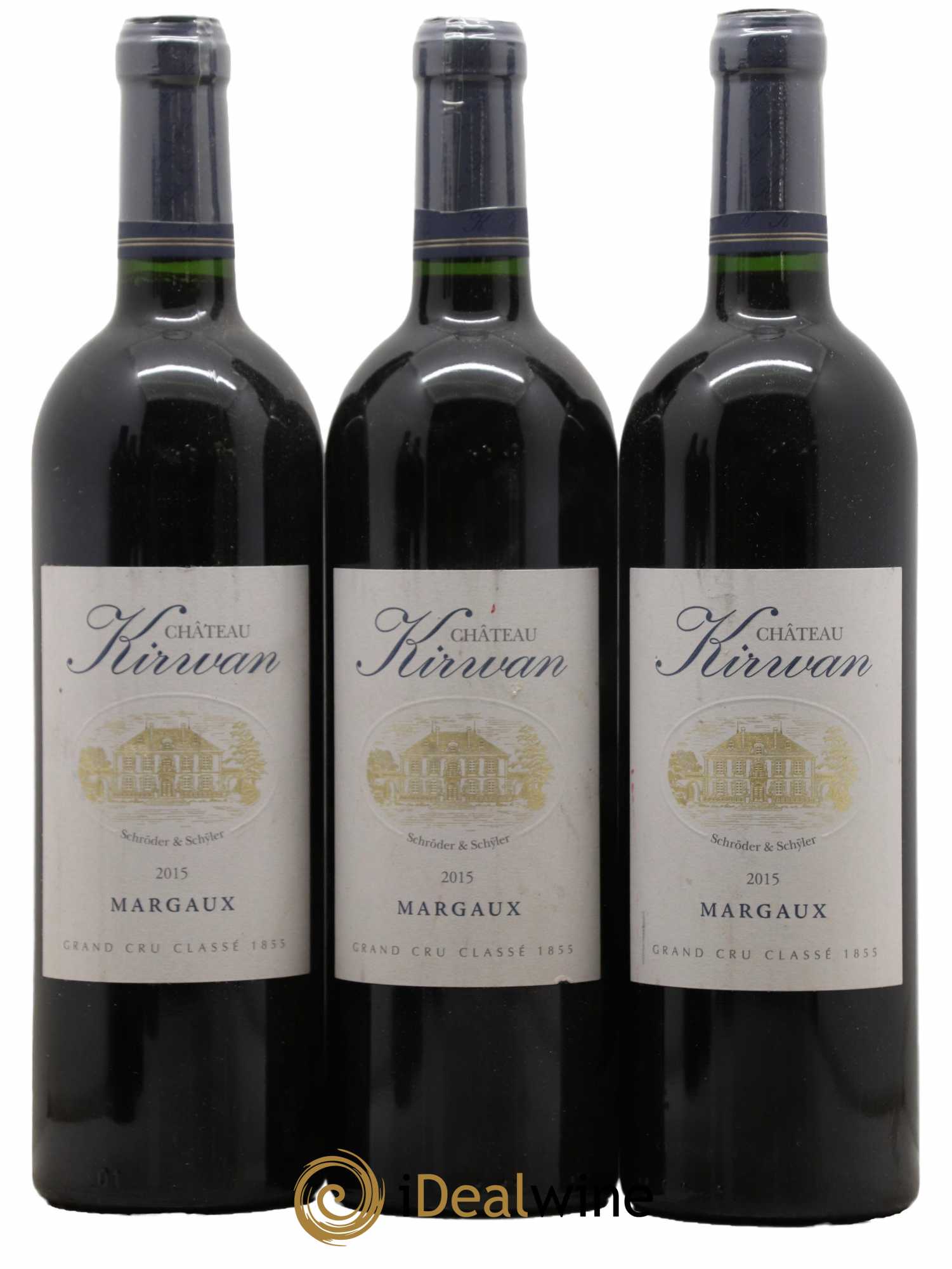 Château Kirwan 3ème Grand Cru Classé 2015 - Lot de 3 bouteilles - 0